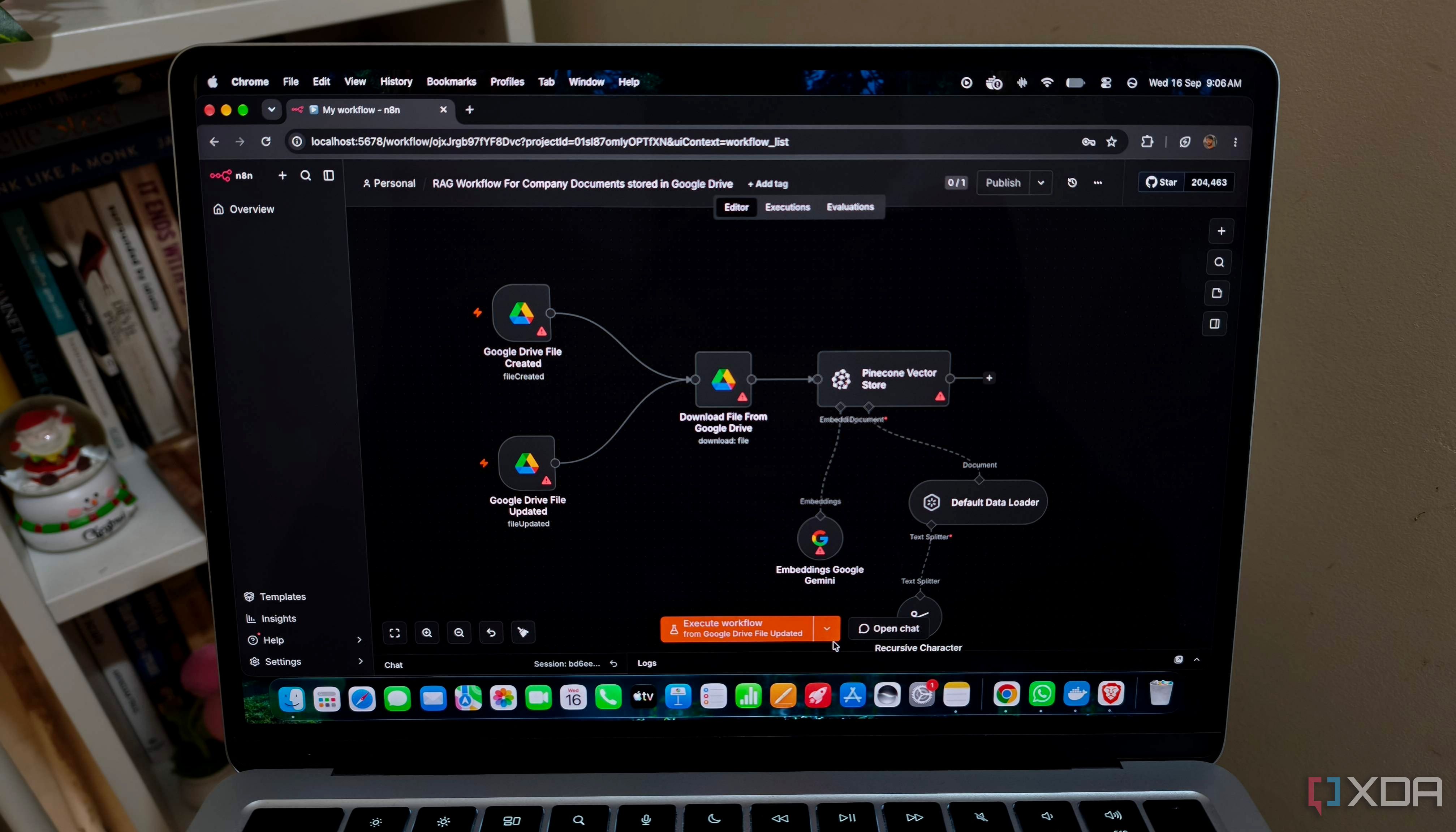 n8n workflow