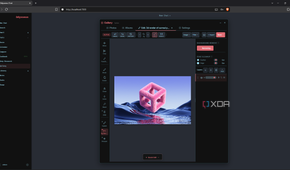 Odysseus Gallery editor removing background