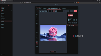Odysseus Gallery editor removing background