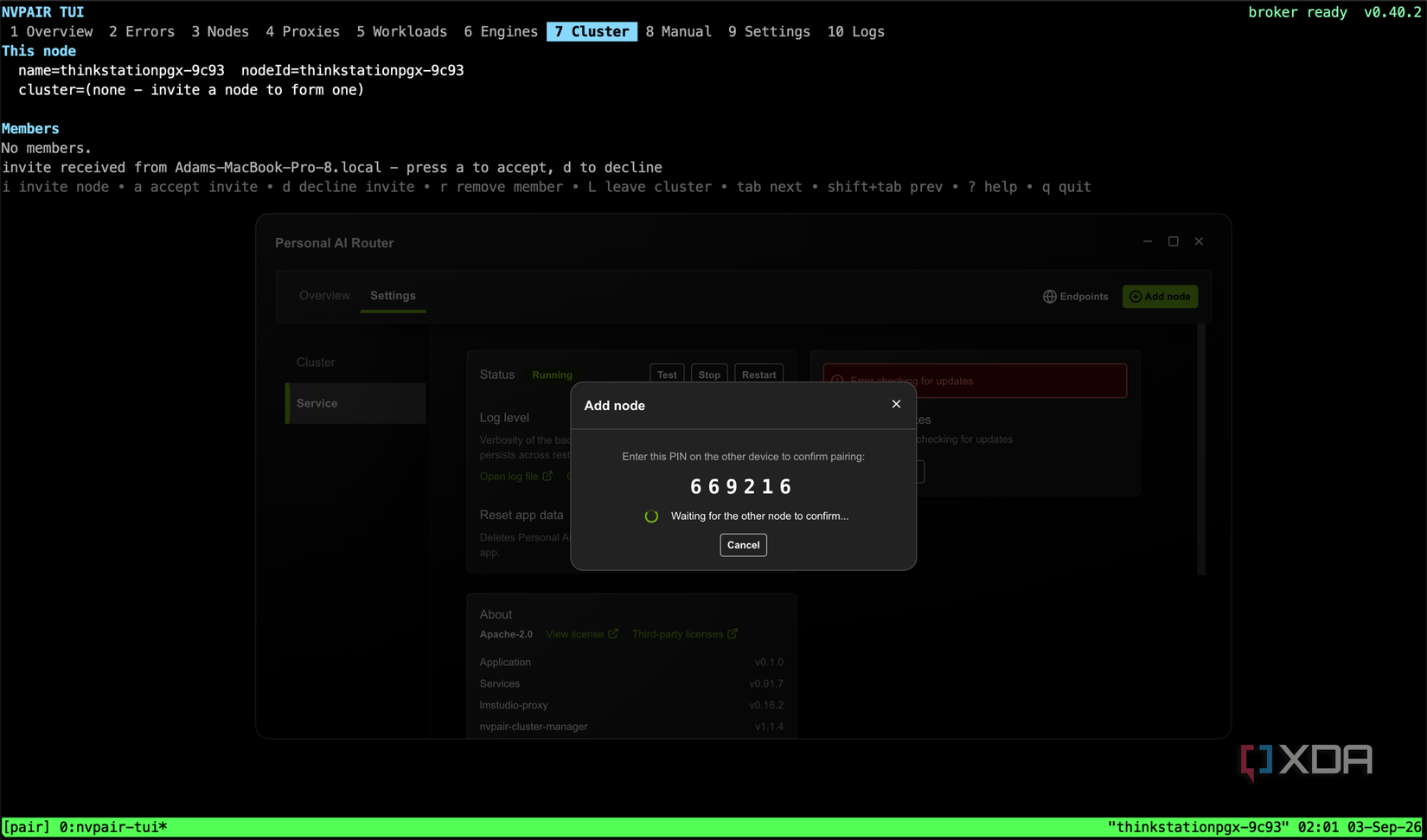 I connected two PCs to one AI endpoint with Nvidia's new router, and ...