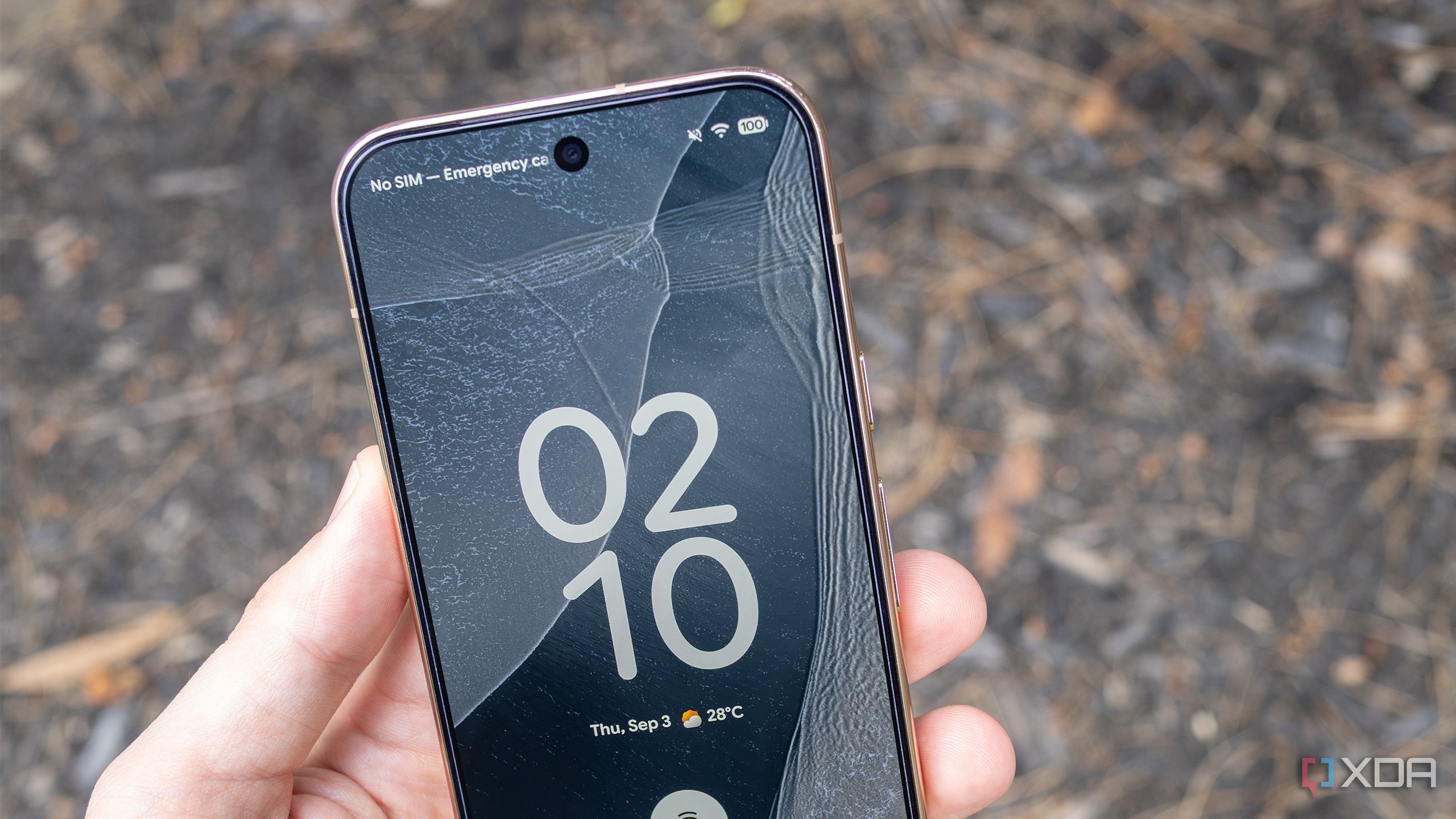 The front of the Pixel 11 Pro 