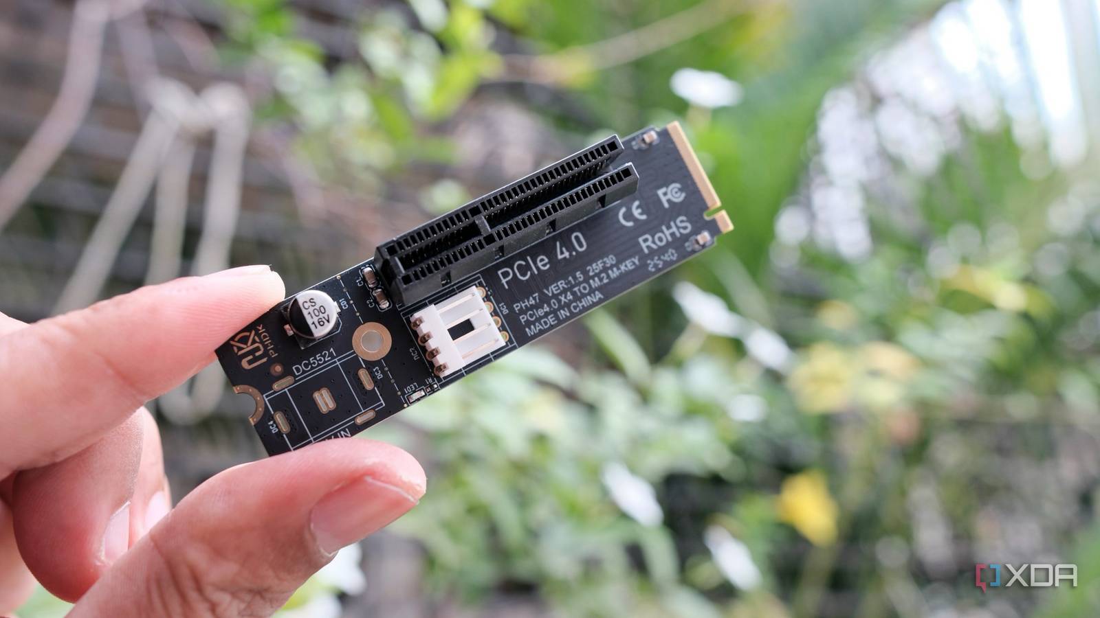 Установка сетевой карты в слот M.2 с помощью адаптера PCIe Установка сетевой платы в разъем M.2 с помощью переходника
