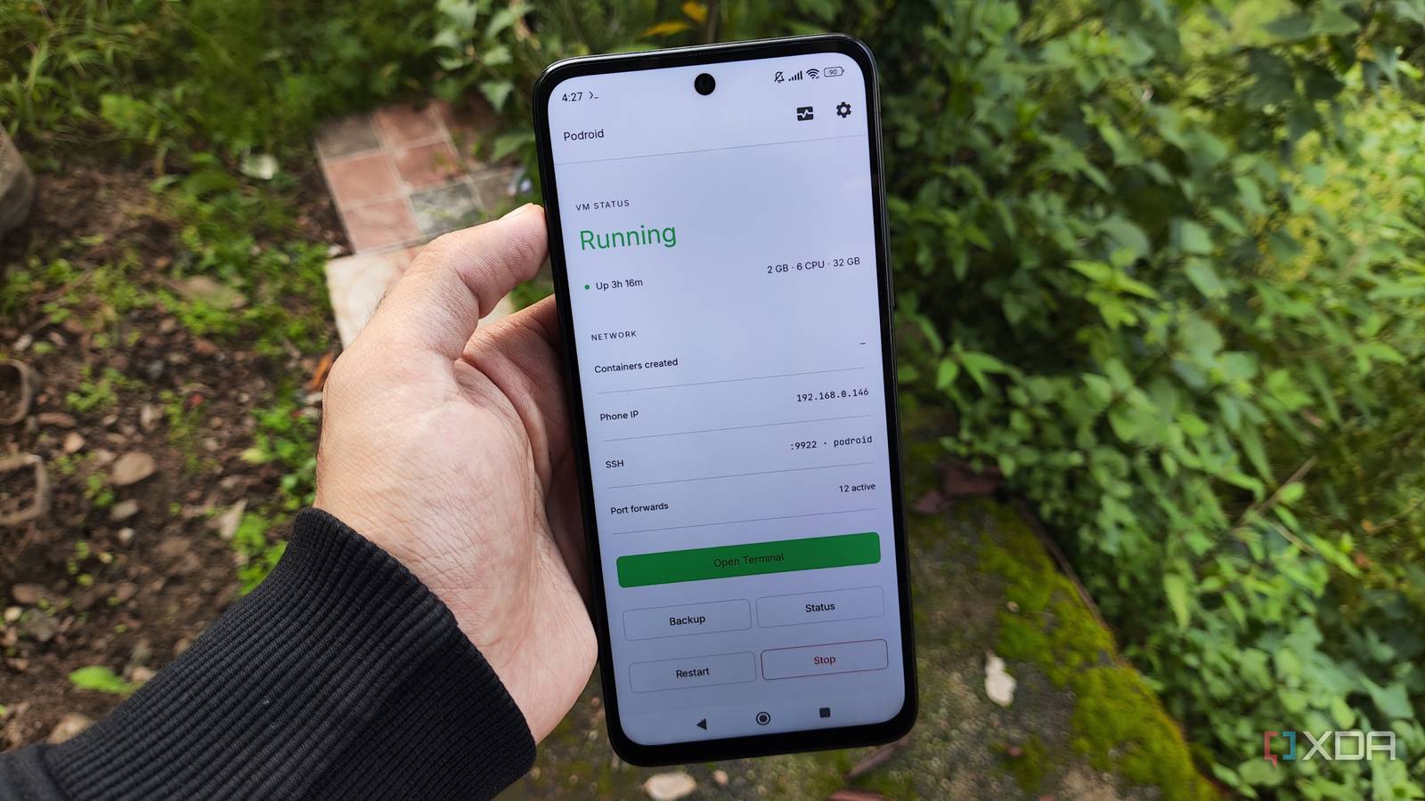 Использование старого Android-смартфона в качестве сервера Docker Работа приложения Podroid на смартфоне
