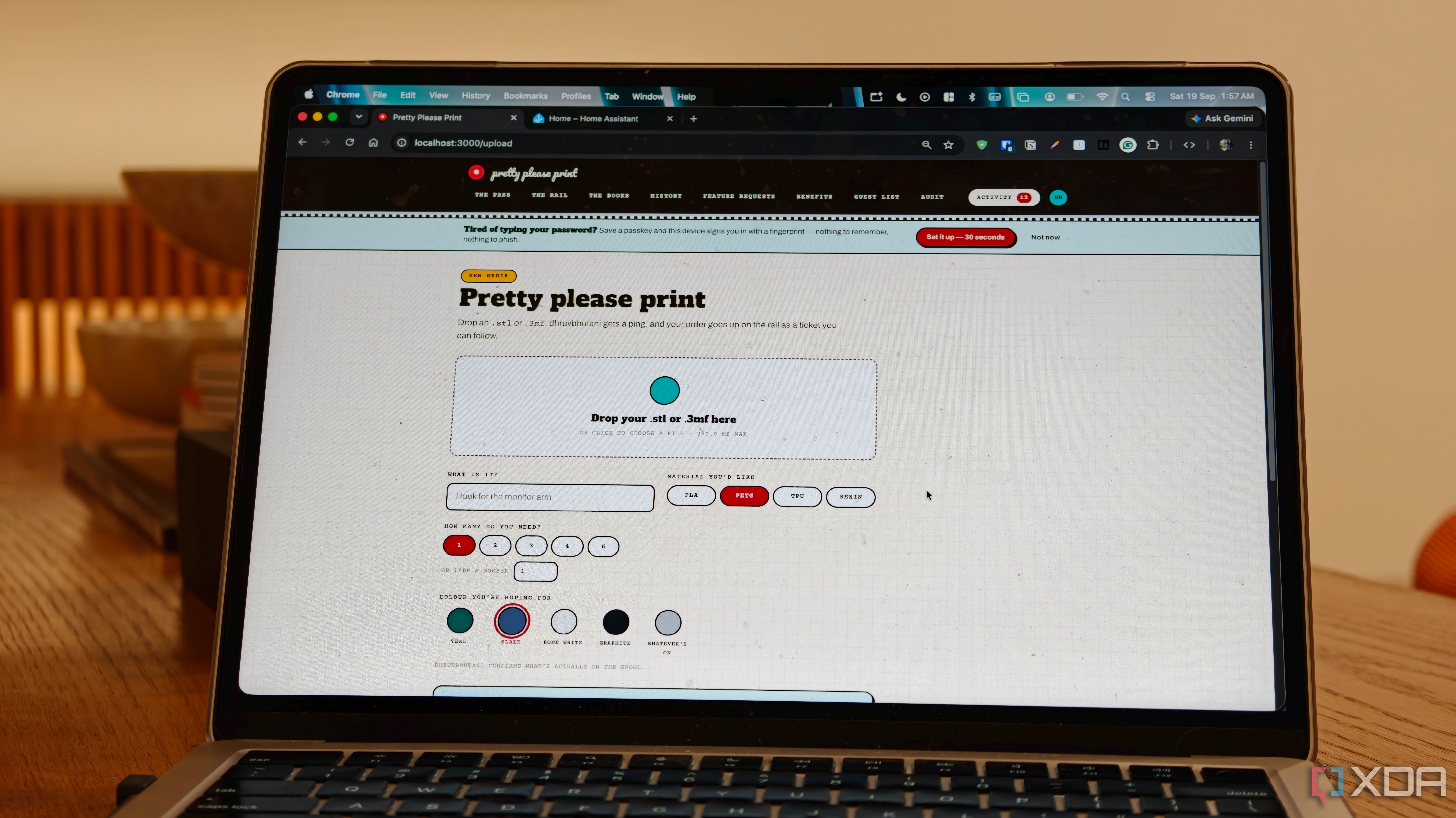 Pretty Please Print running on a Mac