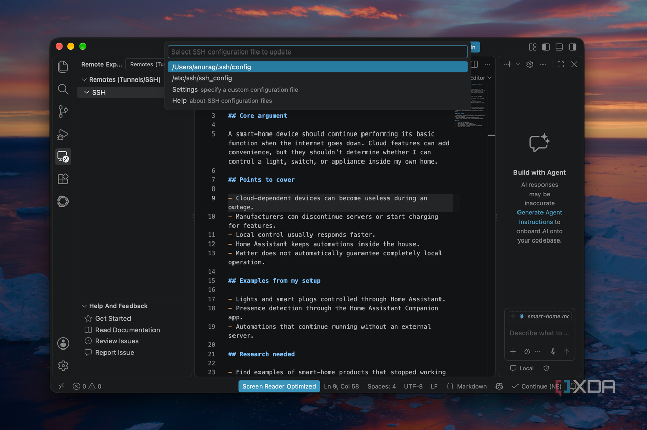 удаленная разработка через SSH — иллюстрация 4 к материалу удаленная разработка через SSH — иллюстрация 4 к материалу