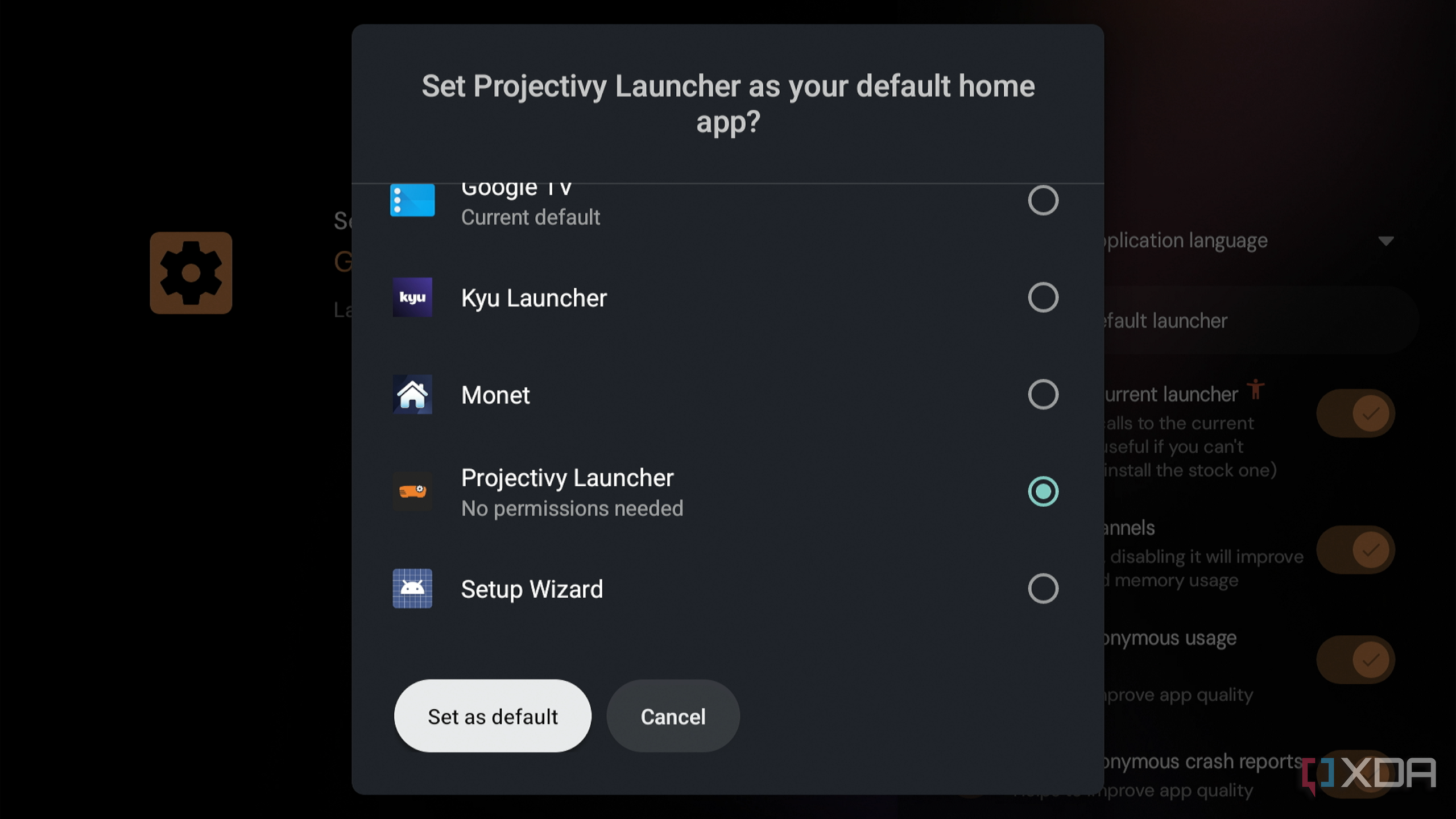 альтернативный лаунчер Google TV — иллюстрация 9 к материалу