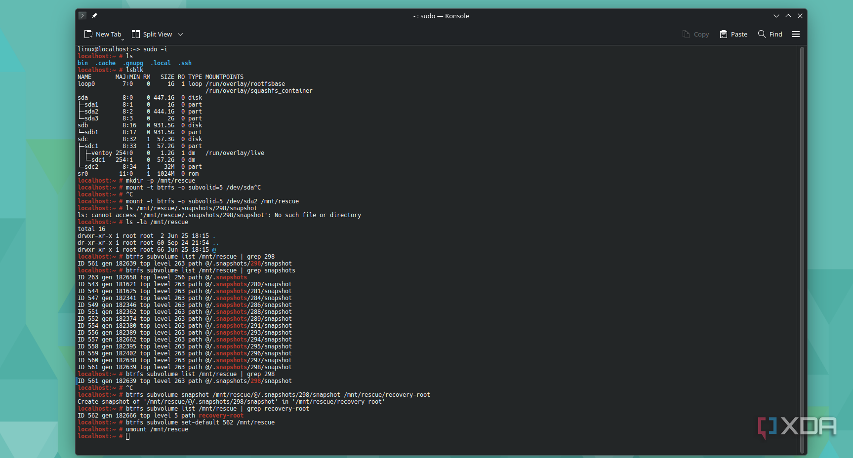 Snapper в openSUSE — иллюстрация 5 к материалу