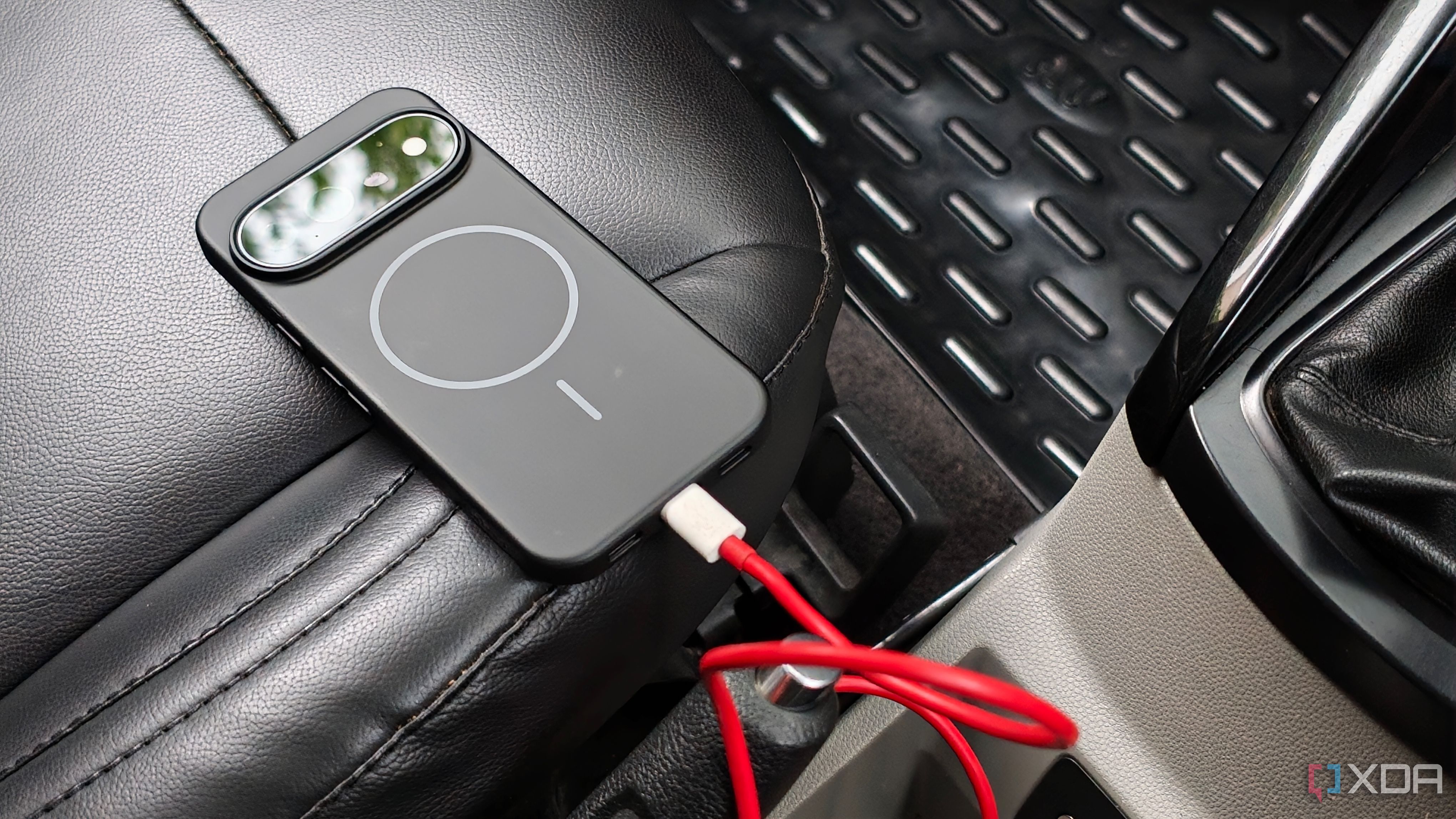 Spare phone in car
