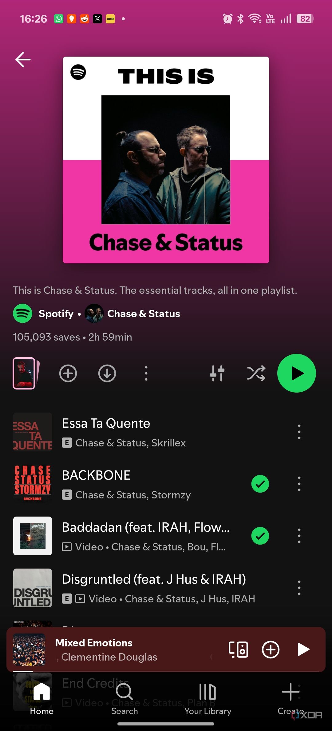 Сторінка виконавця Spotify