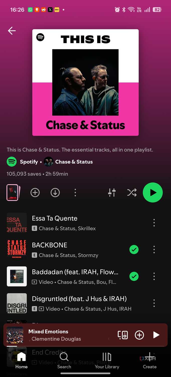 Сторінка виконавця Spotify