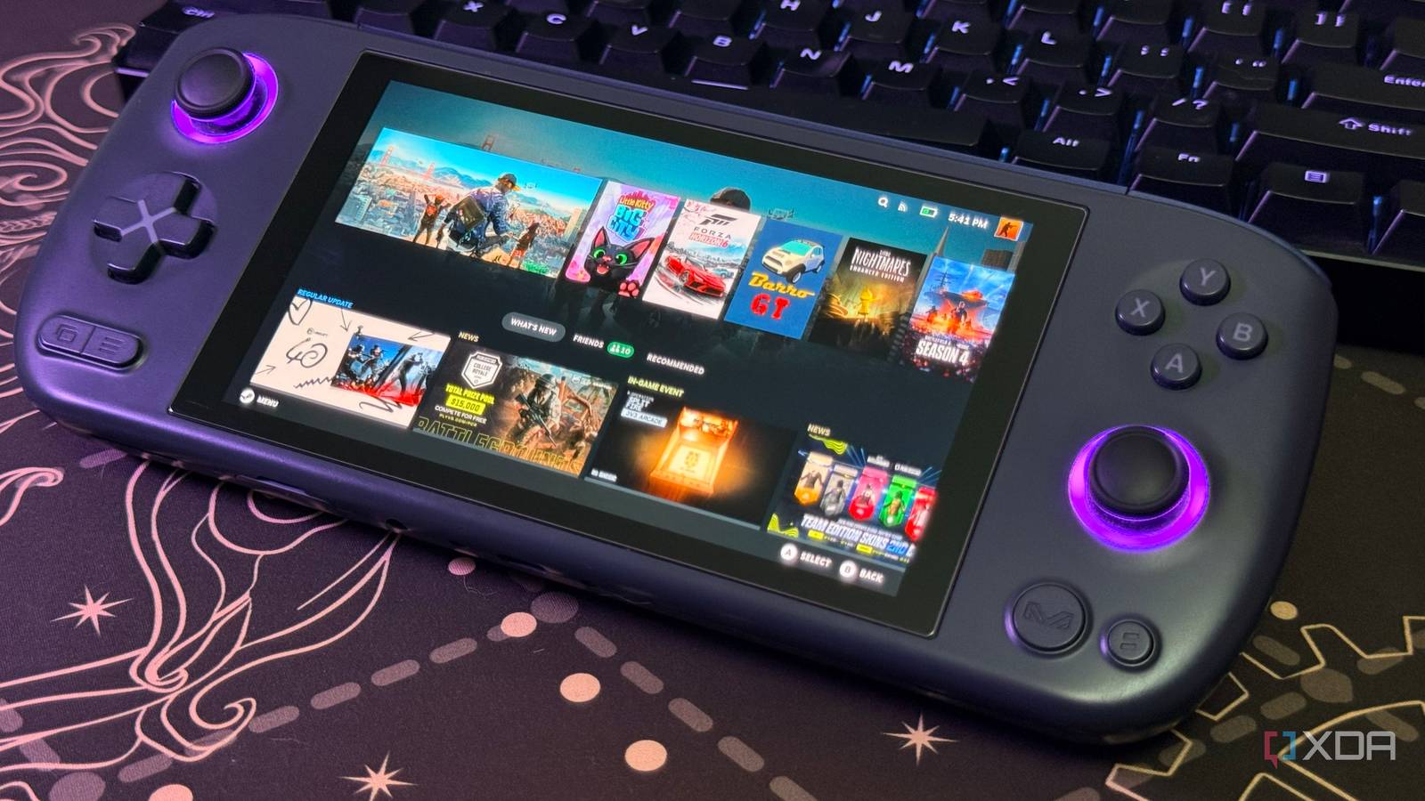 Как Steam Deck изменил подход к созданию портативных игровых ПК SteamOS на портативном игровом устройстве