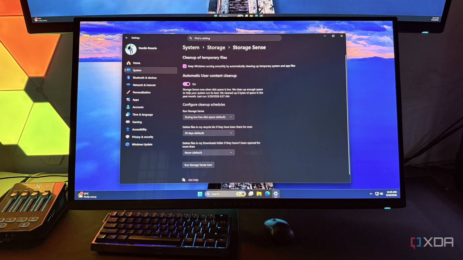 I changed one Windows 11 setting in Storage Sense, and freed 30GB without ...
