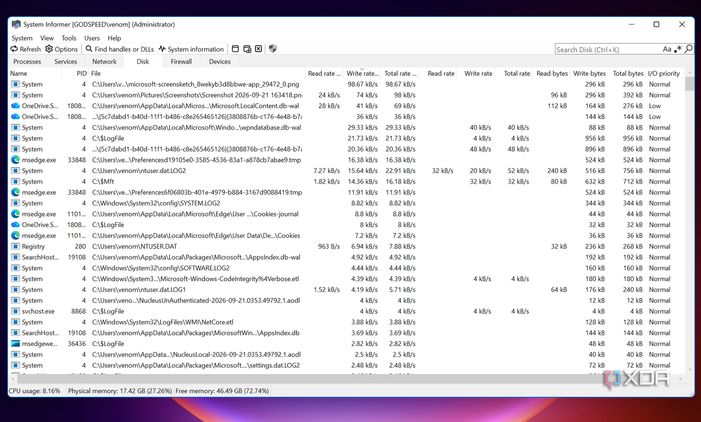альтернатива стандартному диспетчеру задач Windows — иллюстрация 5 к материалу альтернатива стандартному диспетчеру задач Windows — иллюстрация 5 к материалу
