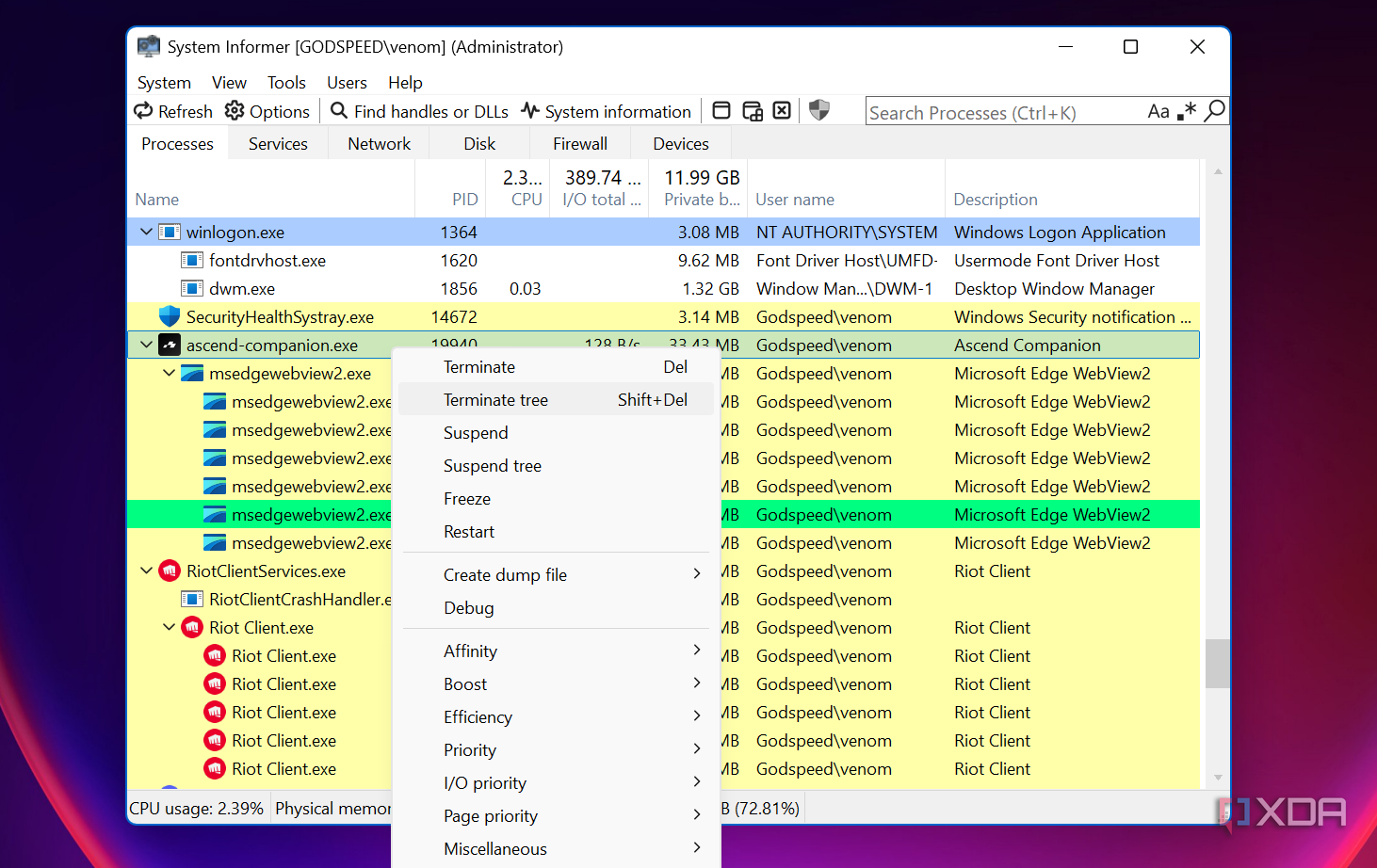 альтернатива стандартному диспетчеру задач Windows — иллюстрация 6 к материалу