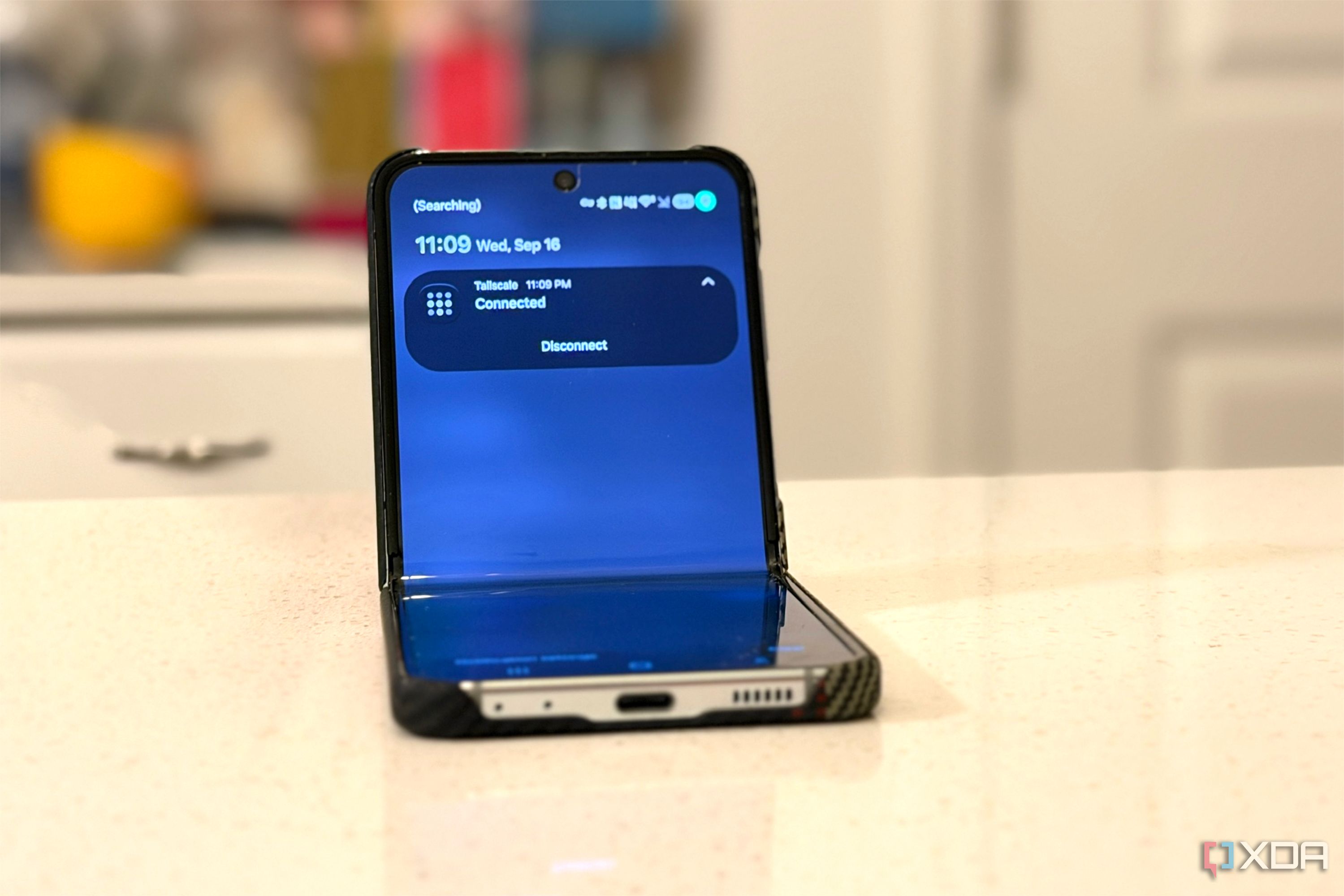 tailscale on phone screen