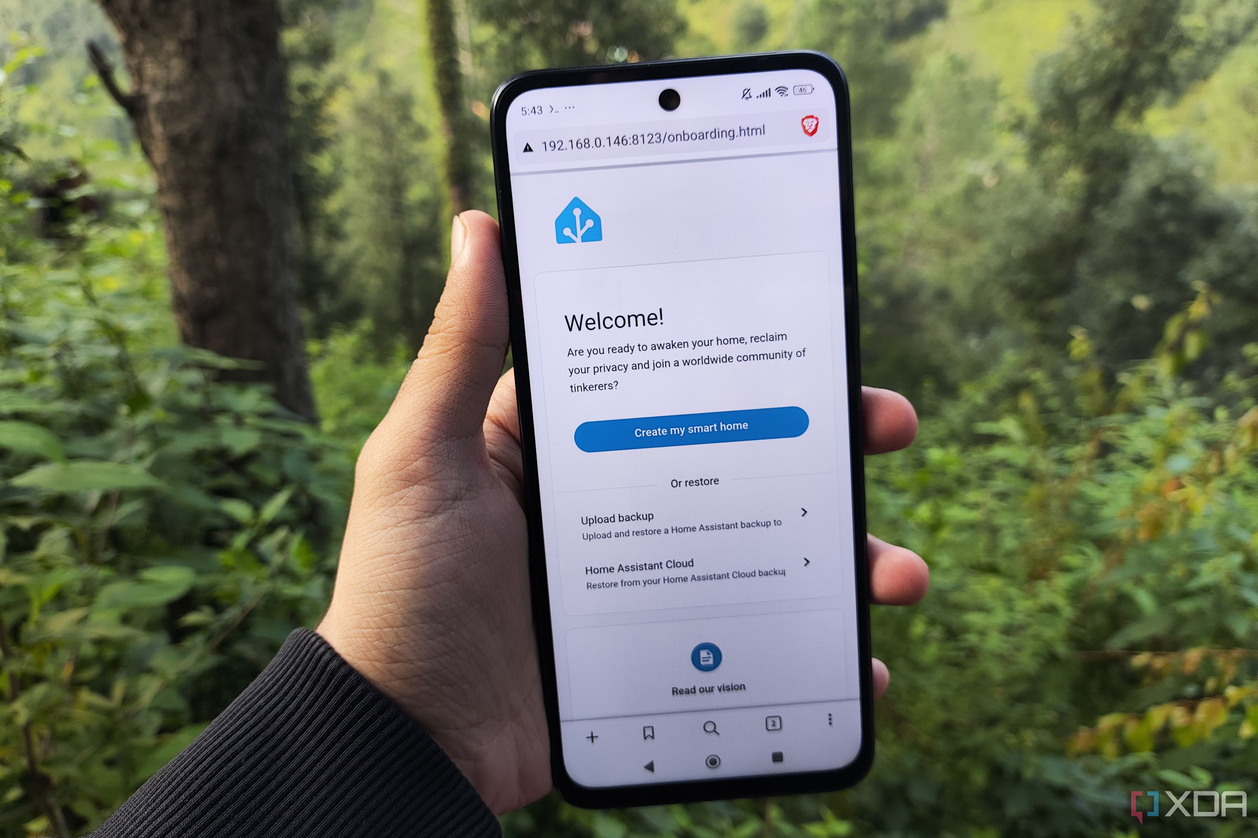 Running Home Assistant on a phone