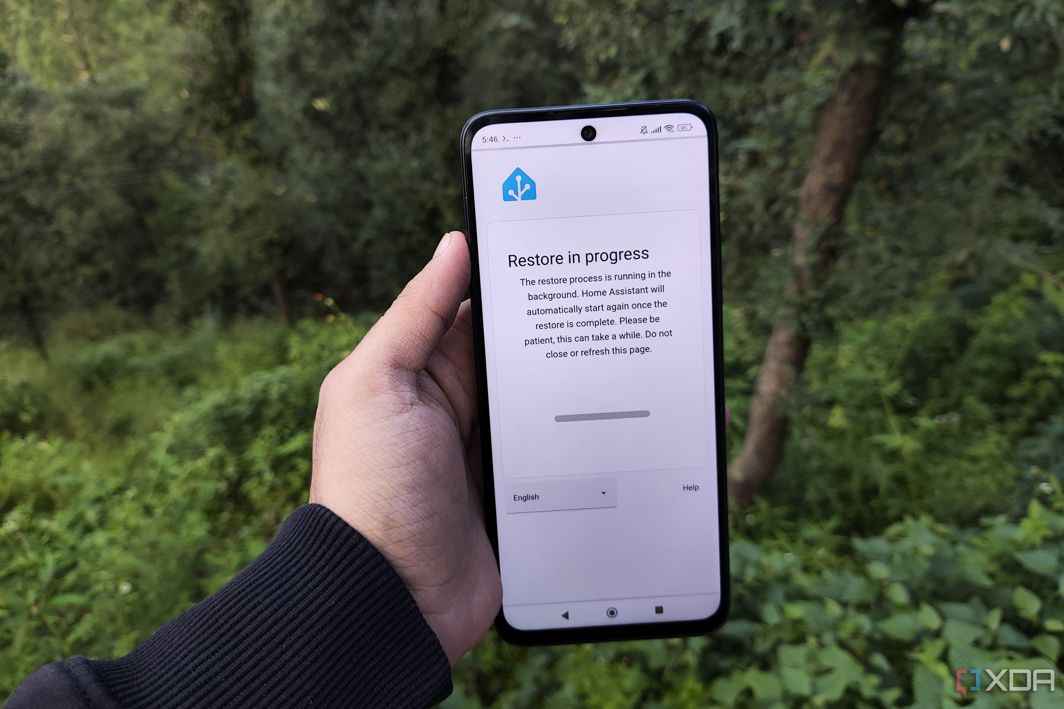 Restoring a Home Assistant backup