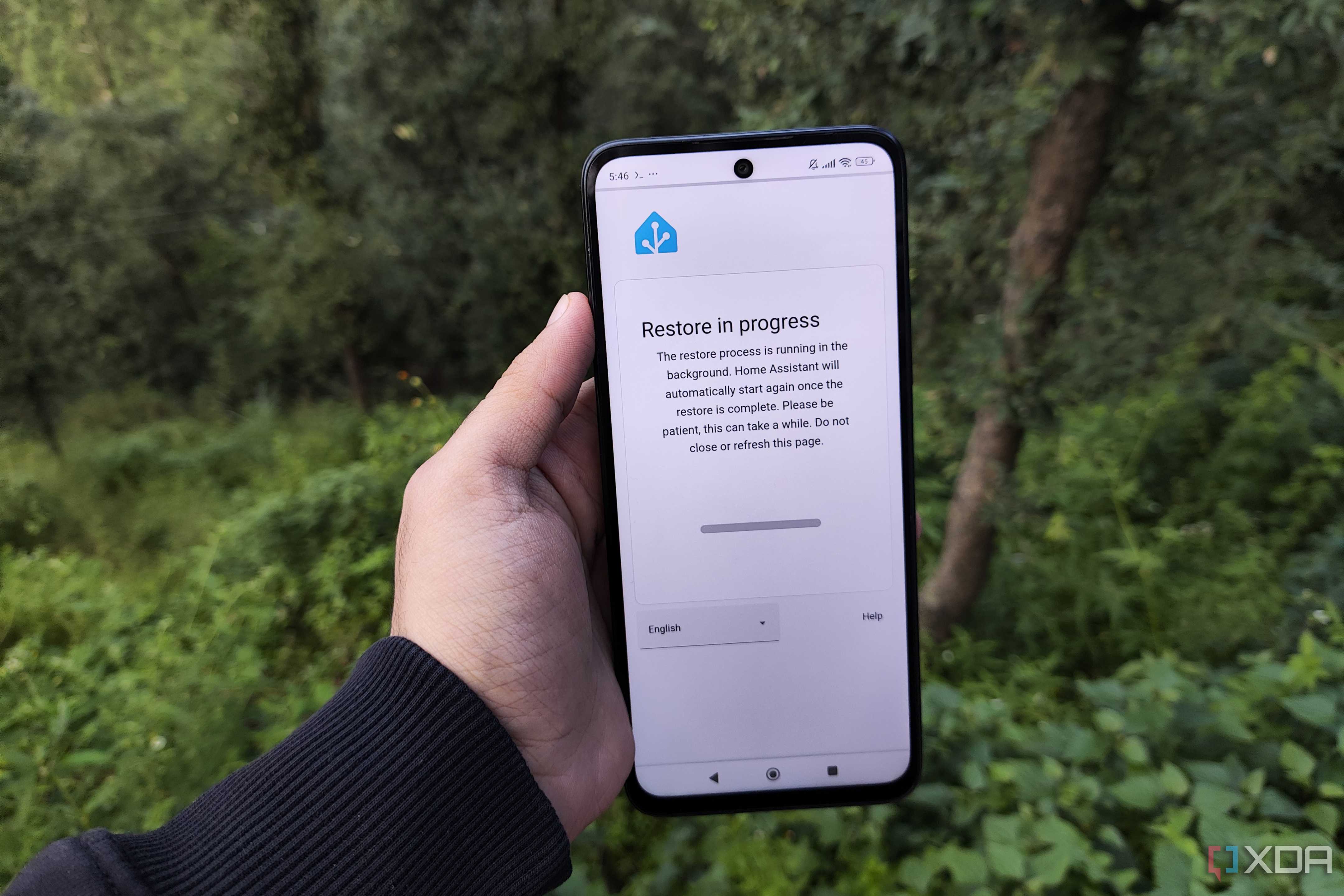 Restoring a Home Assistant backup