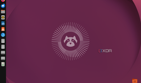 Screenshot of the default desktop on Ubuntu 26.04