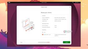 screenshot of ubuntu install