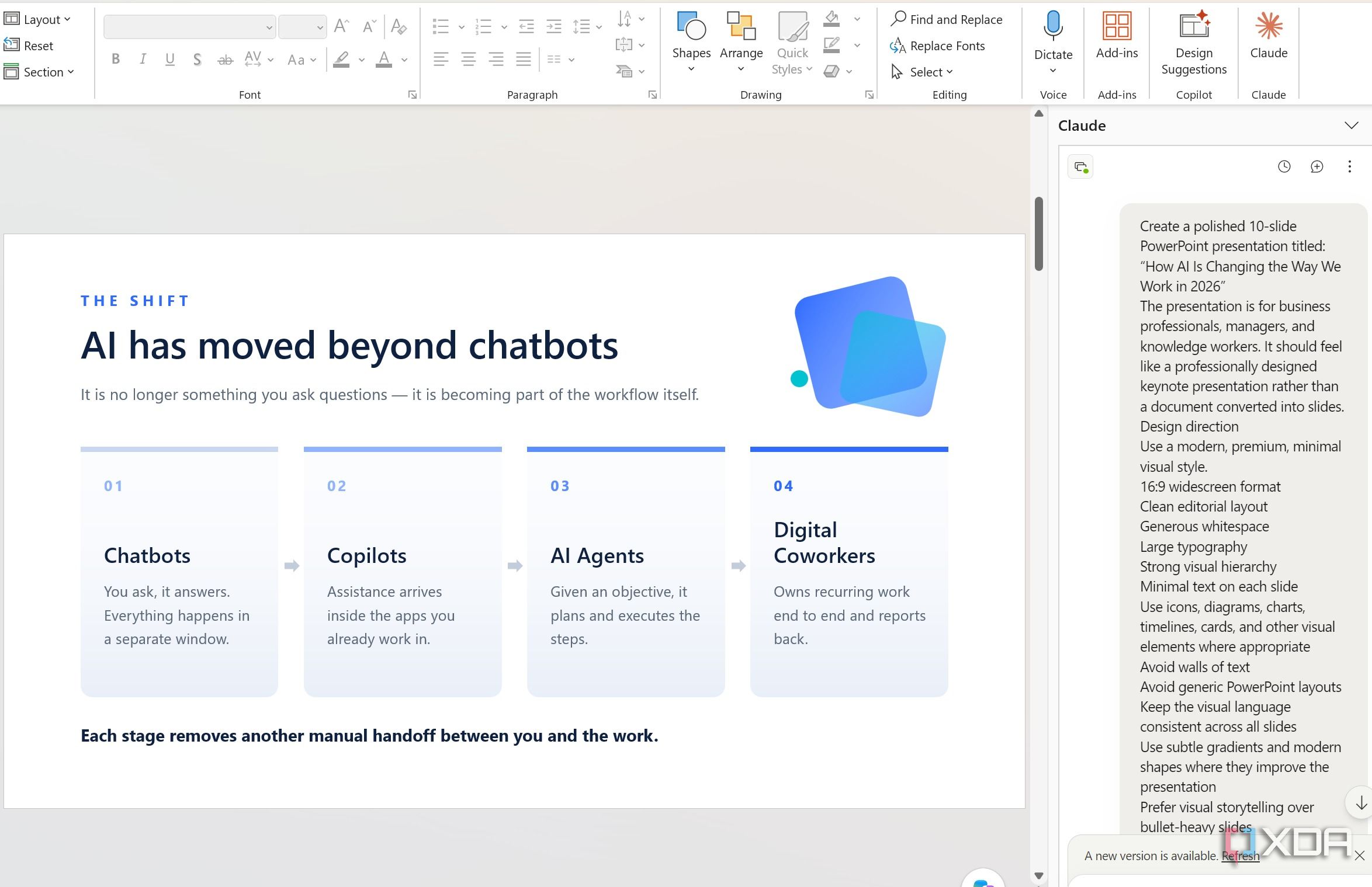 Claude для Microsoft PowerPoint — иллюстрация 2 к материалу