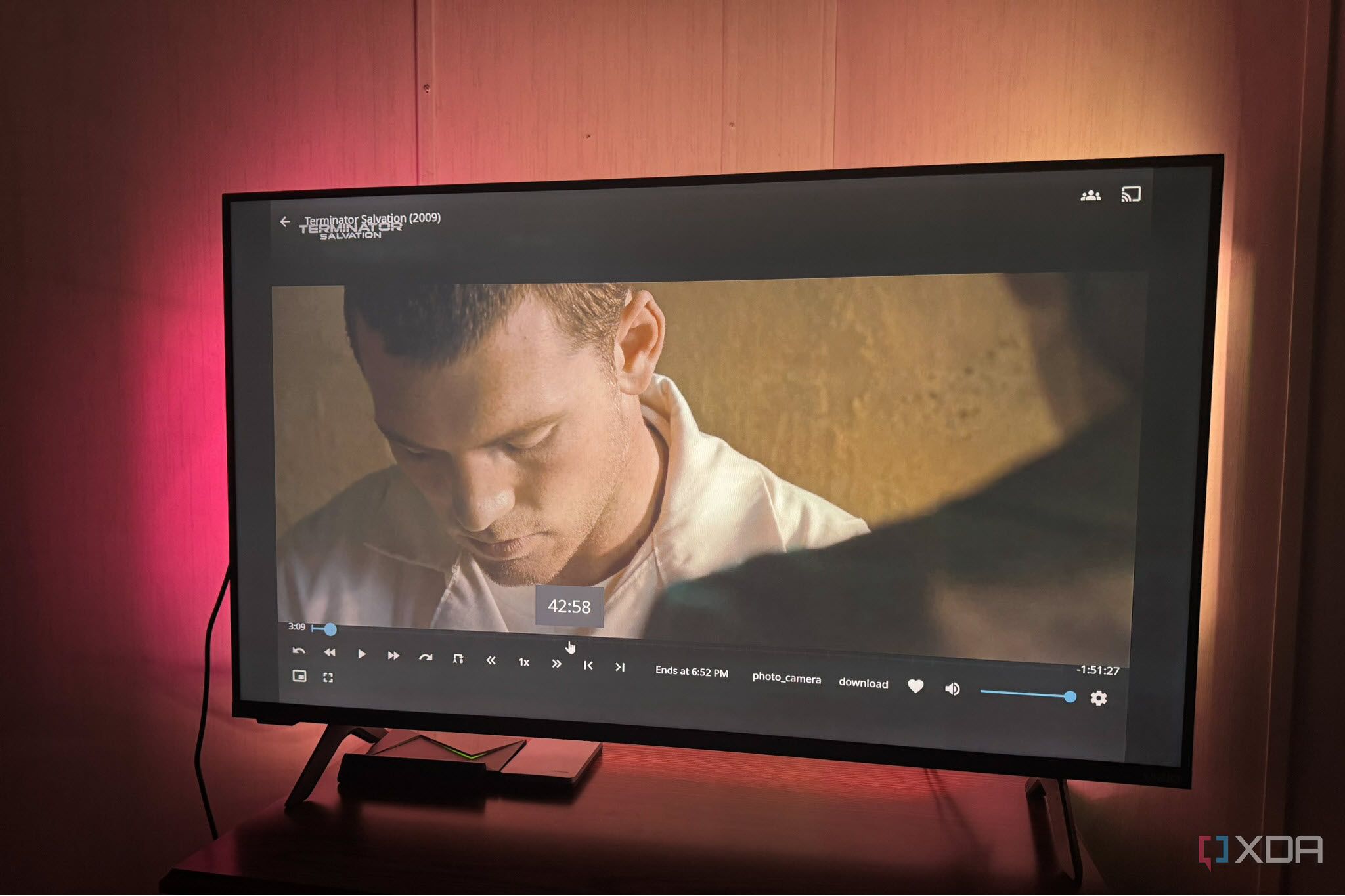 VideoOSD and Candy Plugin running on Laptop Connected to TV