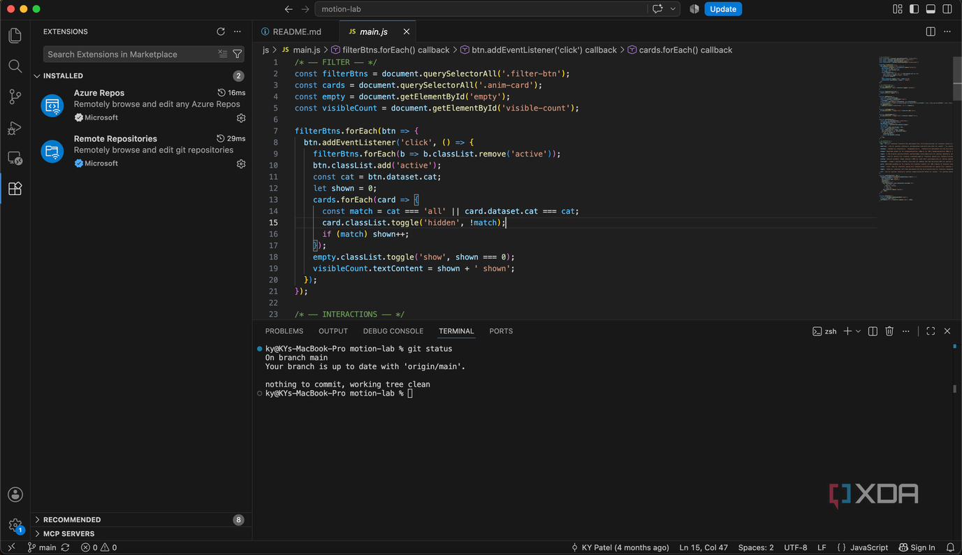 Как я избавился от 90% расширений в VS Code и почему мой рабочий процесс не пострадал