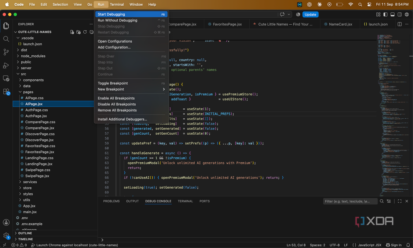 Параметры автоформатирования в VS Code Настройки форматирования кода в VS Code