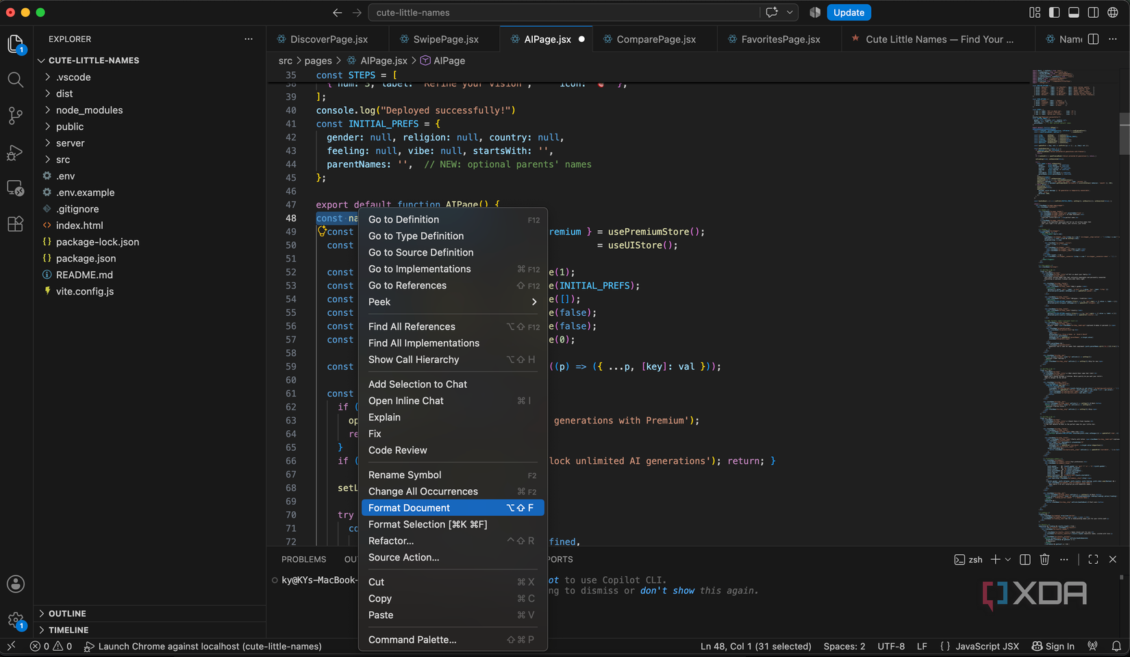 расширения в VS Code — иллюстрация 2 к материалу