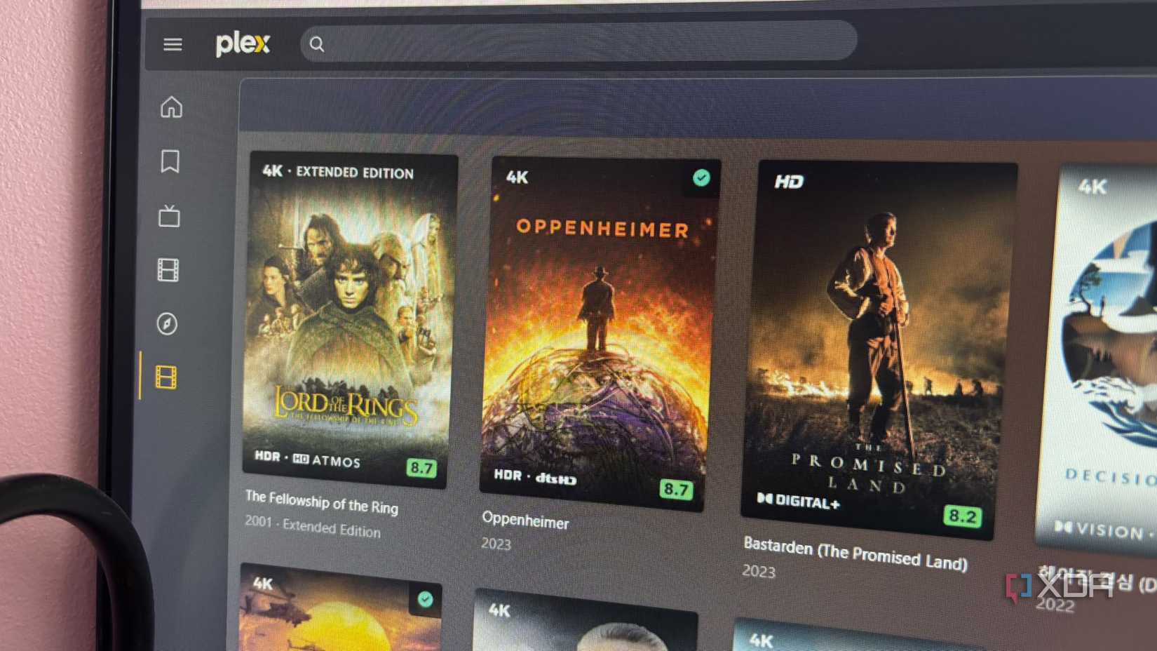 Kometa on Plex showing badges on movies