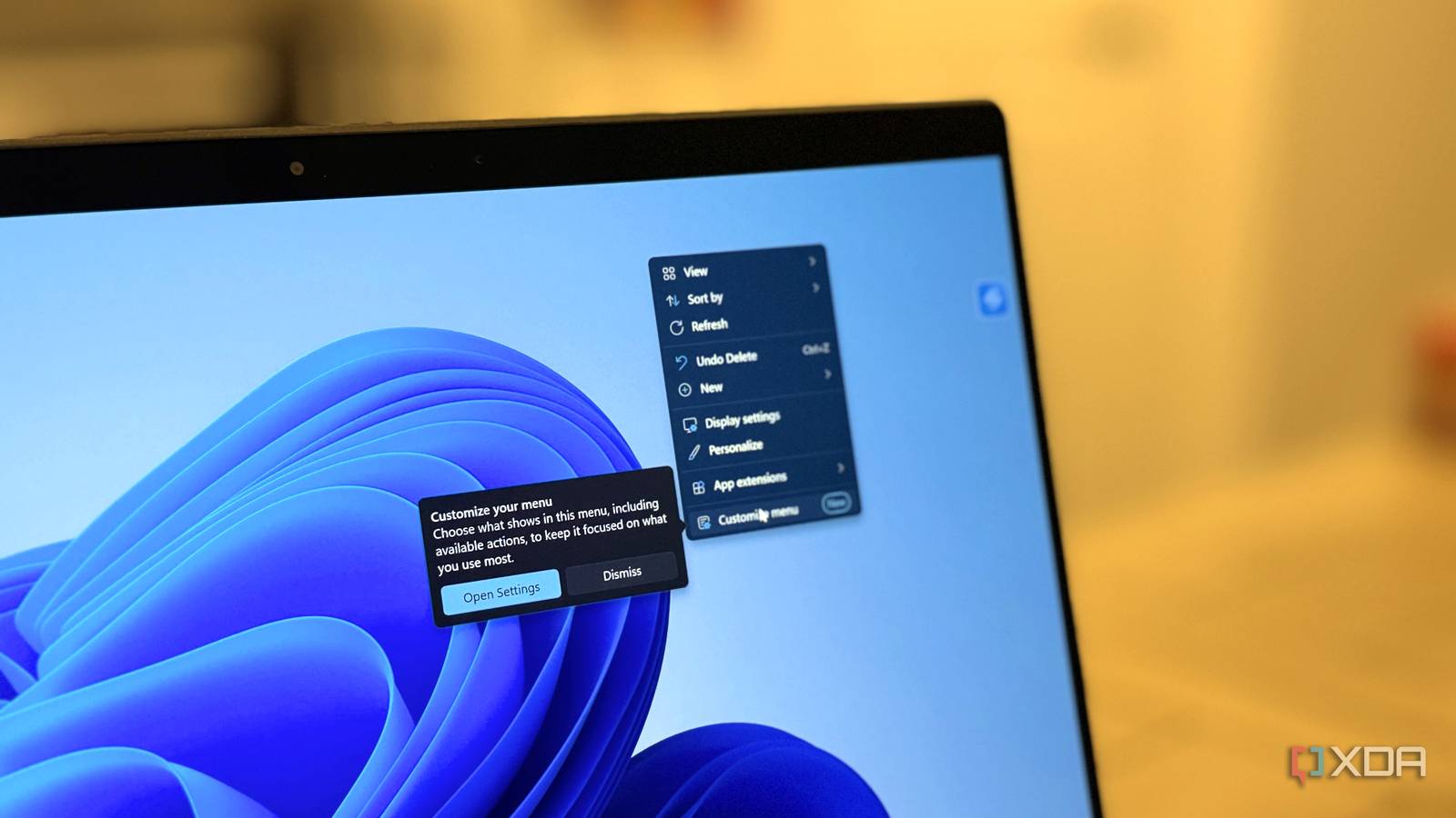 интерфейс рабочего стола Windows 11