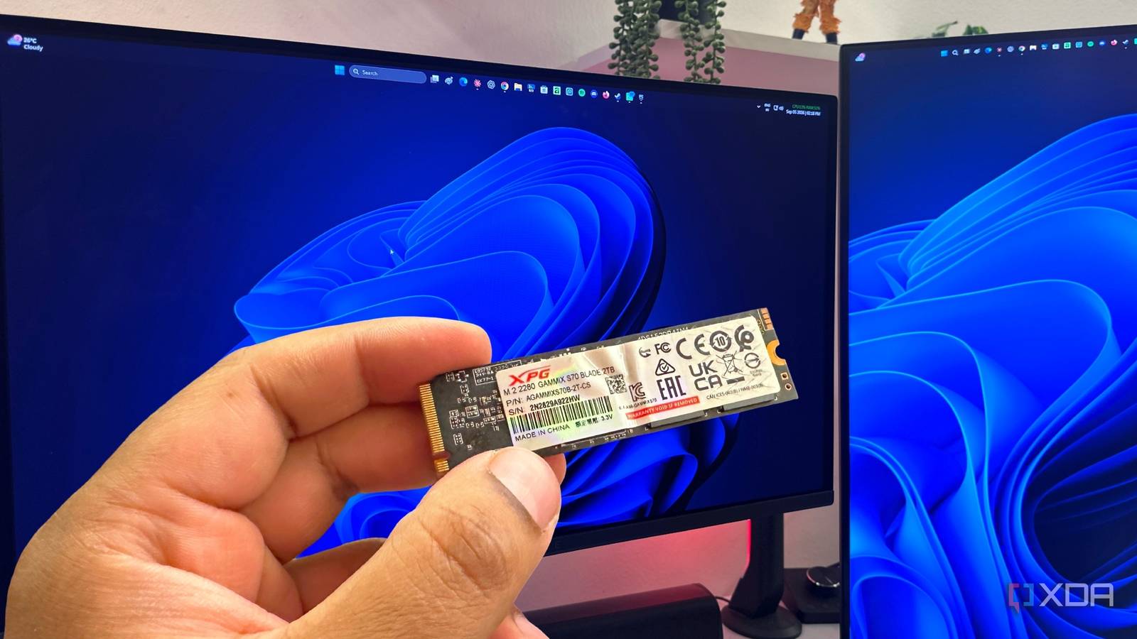 Системный раздел диска C после оптимизации памяти SSD