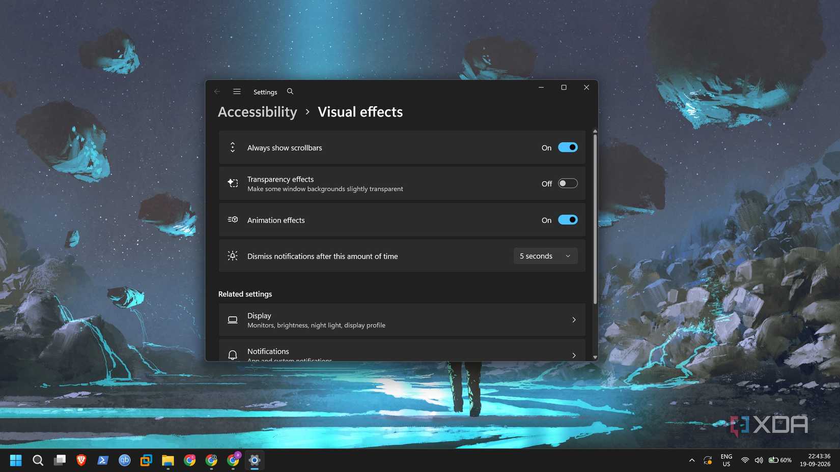 Как отключение одного параметра Windows 11 повышает быстродействие ПК Настройки прозрачности в Windows 11