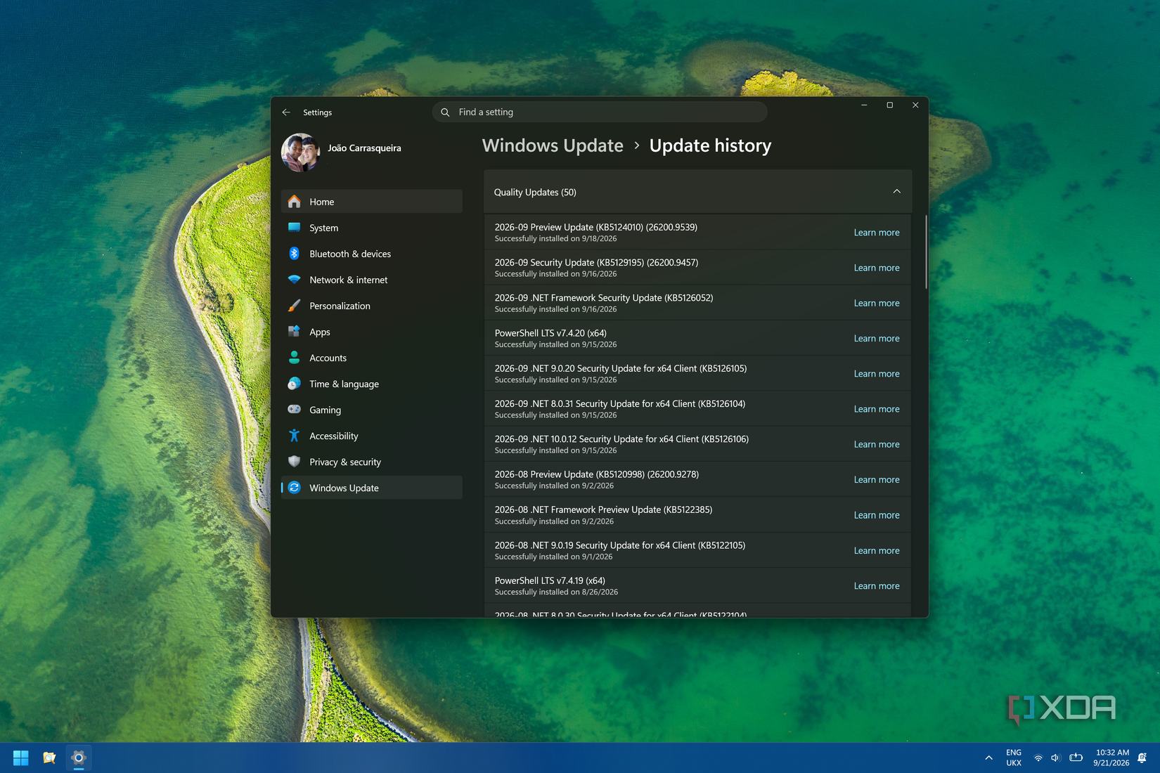 Проблемы с качеством обновлений Windows вынуждают пользователей откладывать их установку История установленных обновлений в приложении «Параметры» Windows 11