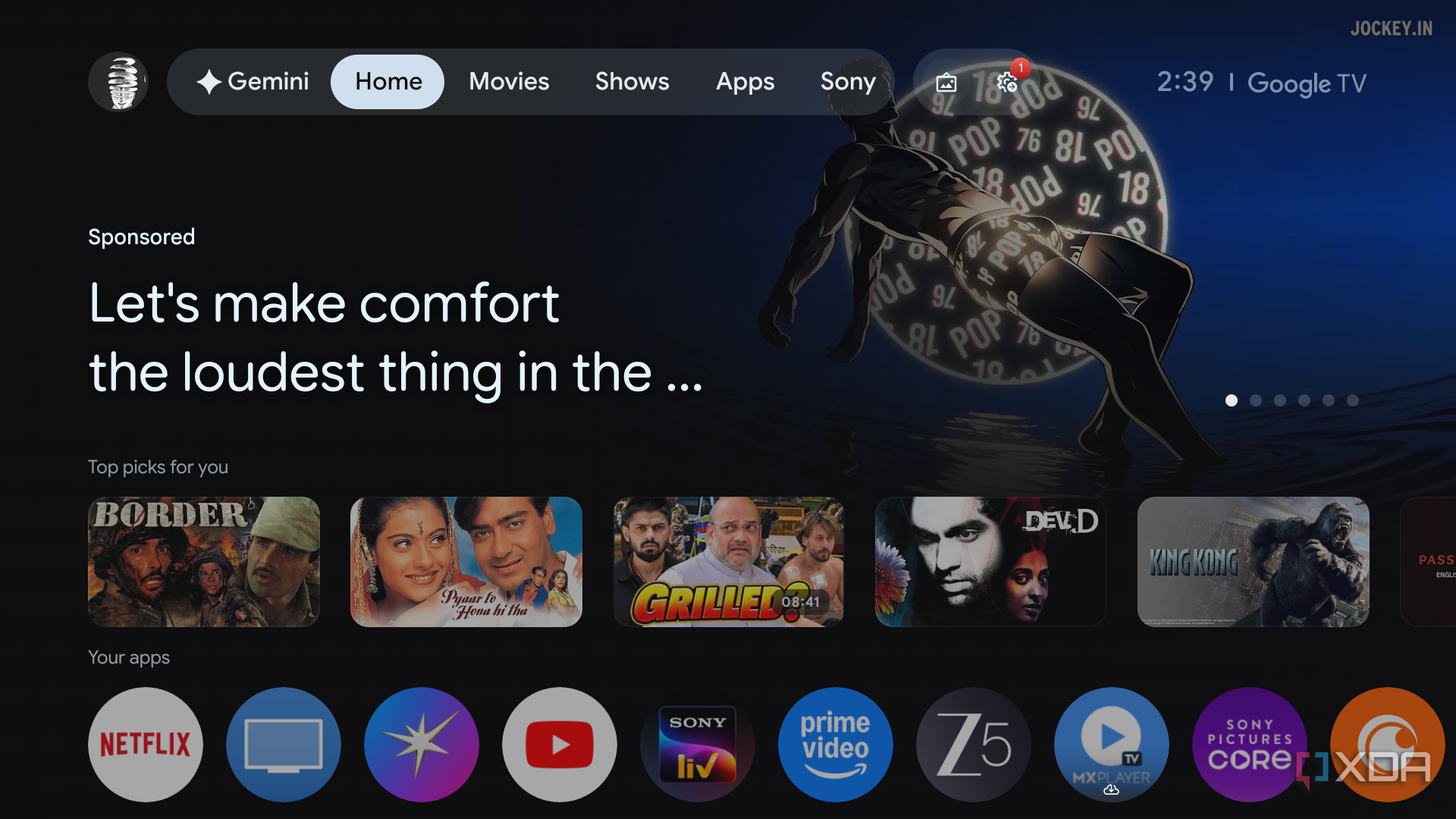 Google TV Home