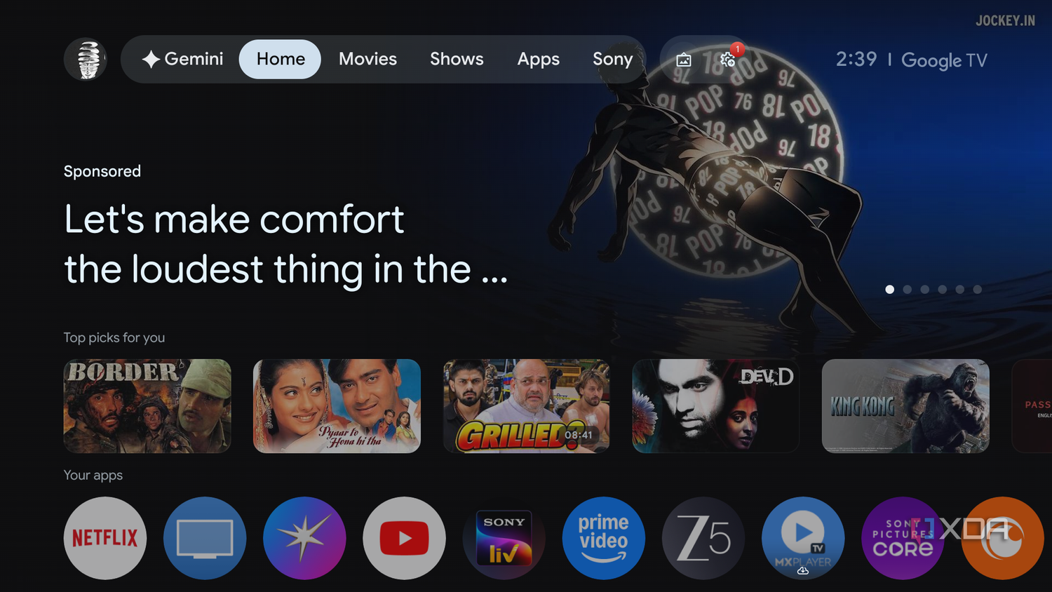 Google TV Home