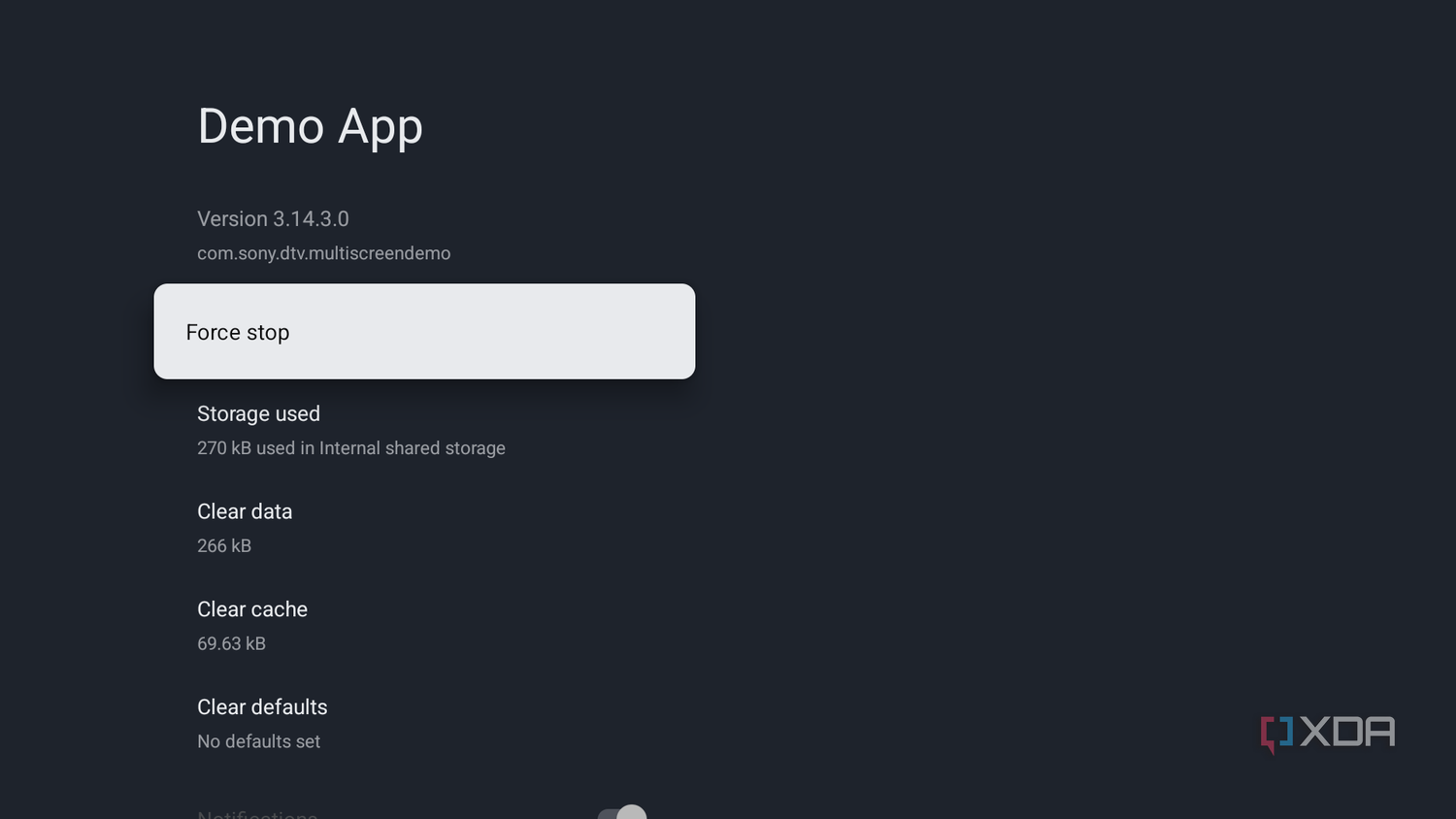 Sony Retail demo app