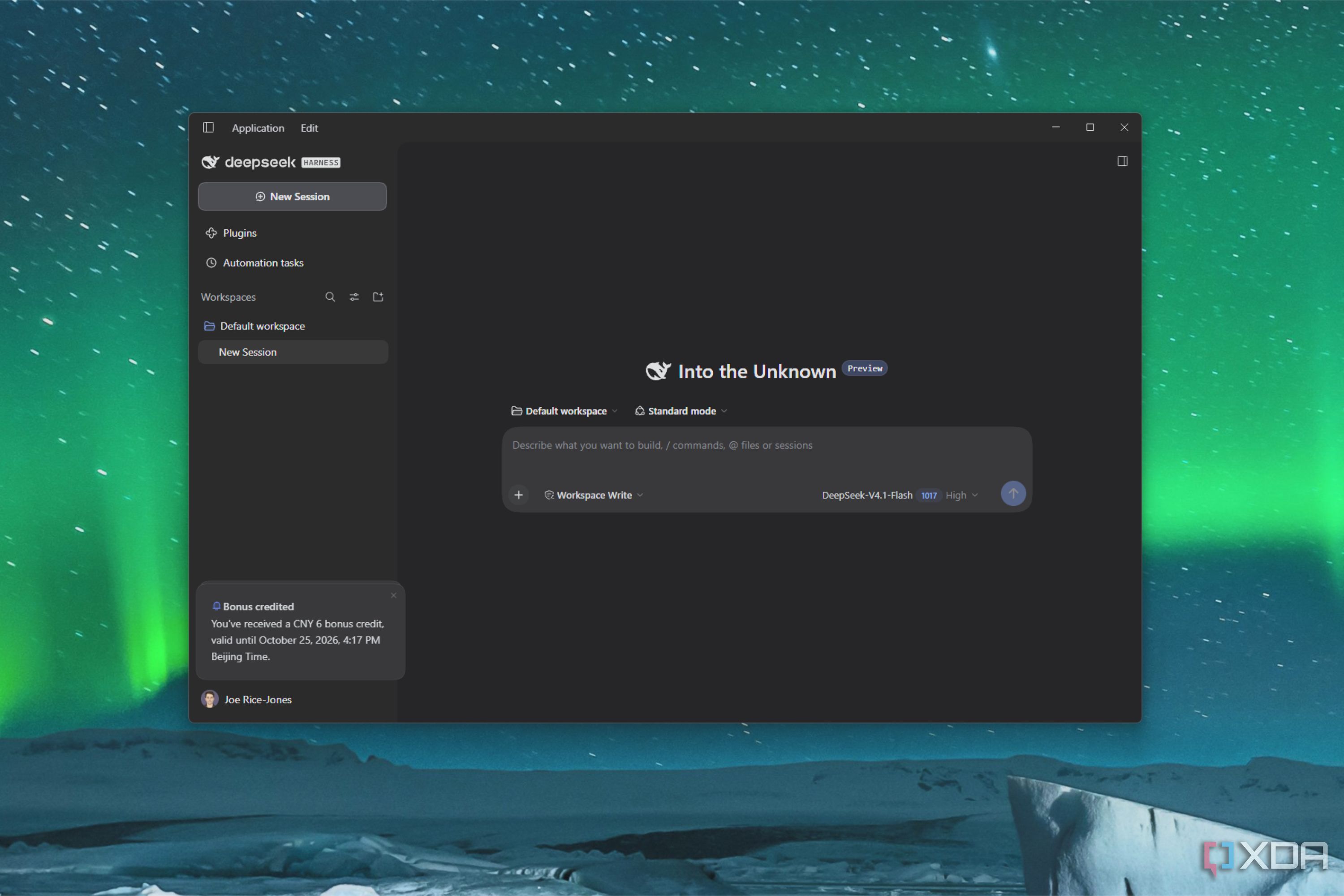 deepseek harness ui