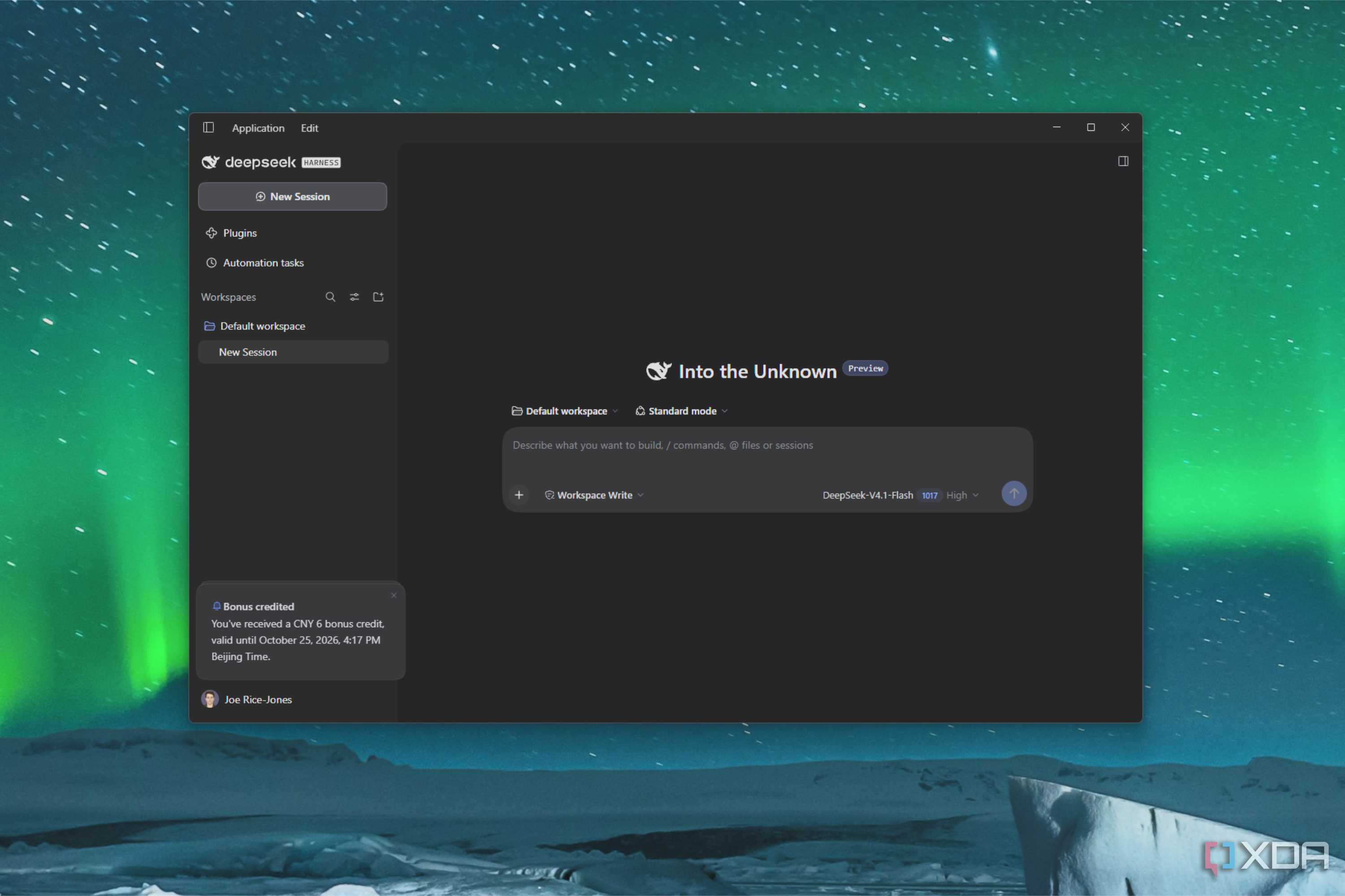 deepseek harness ui