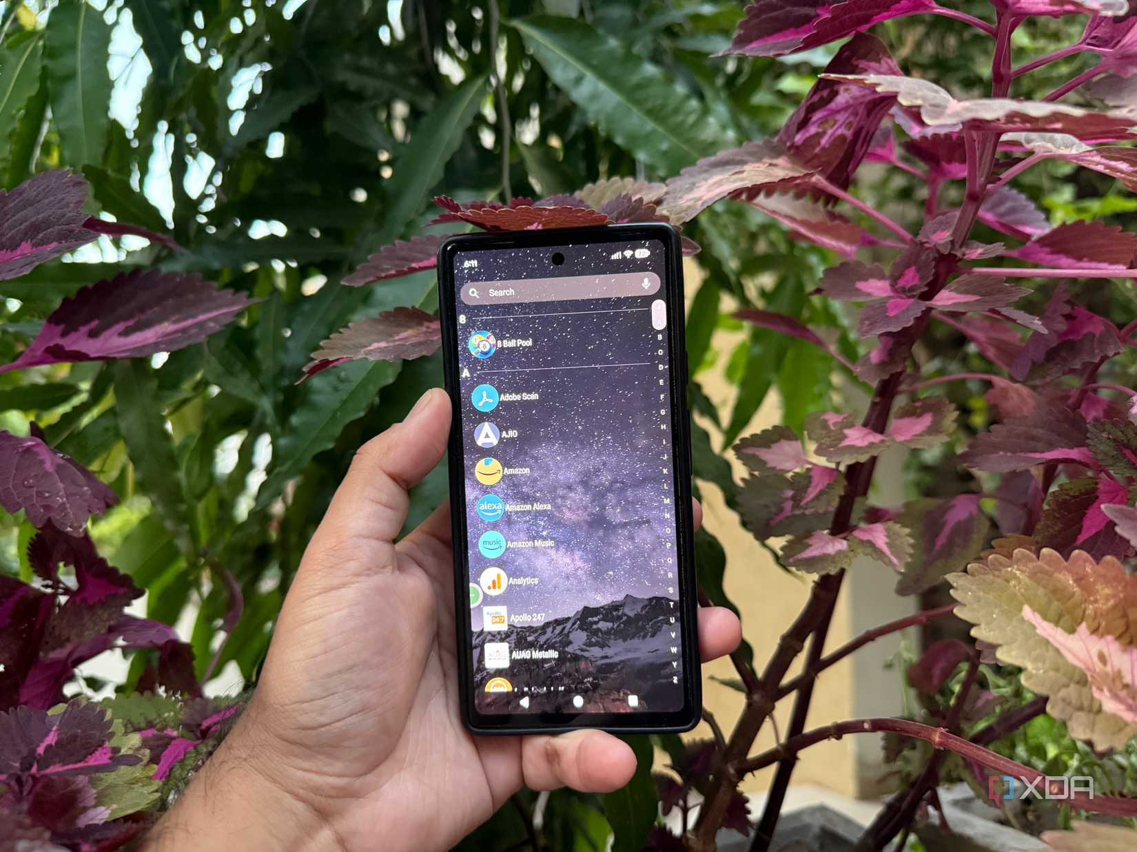 App list in Lynx pixel device