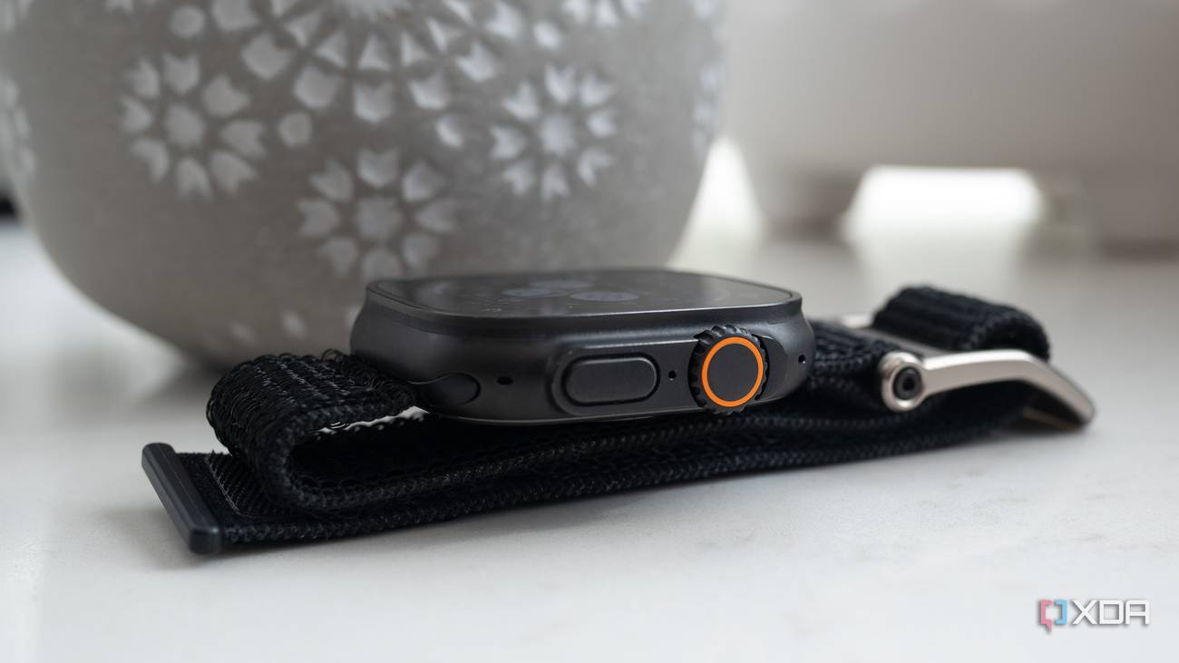 The Apple Watch Ultra's Digital Crown 