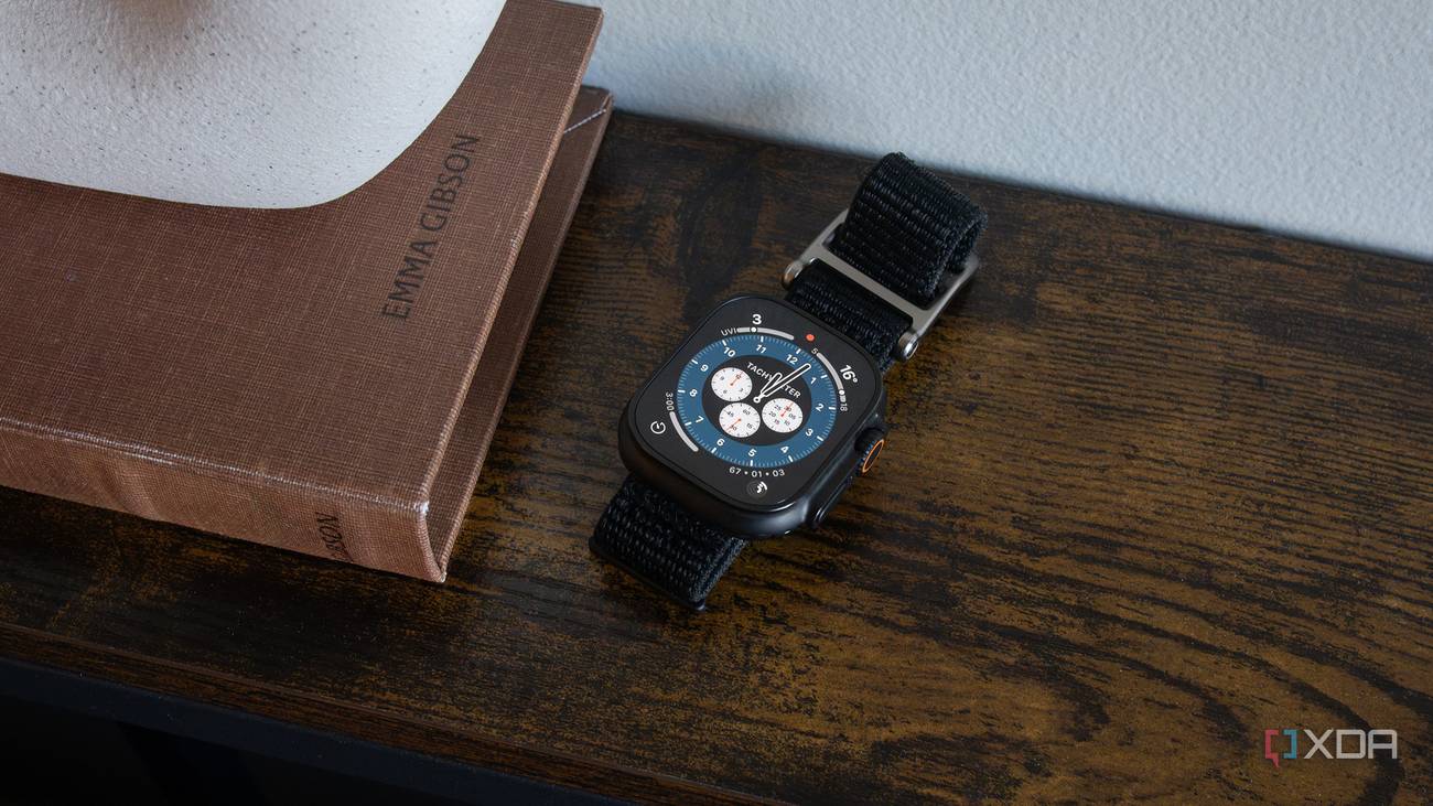 The Apple Watch Ultra 4 sitting on a table 
