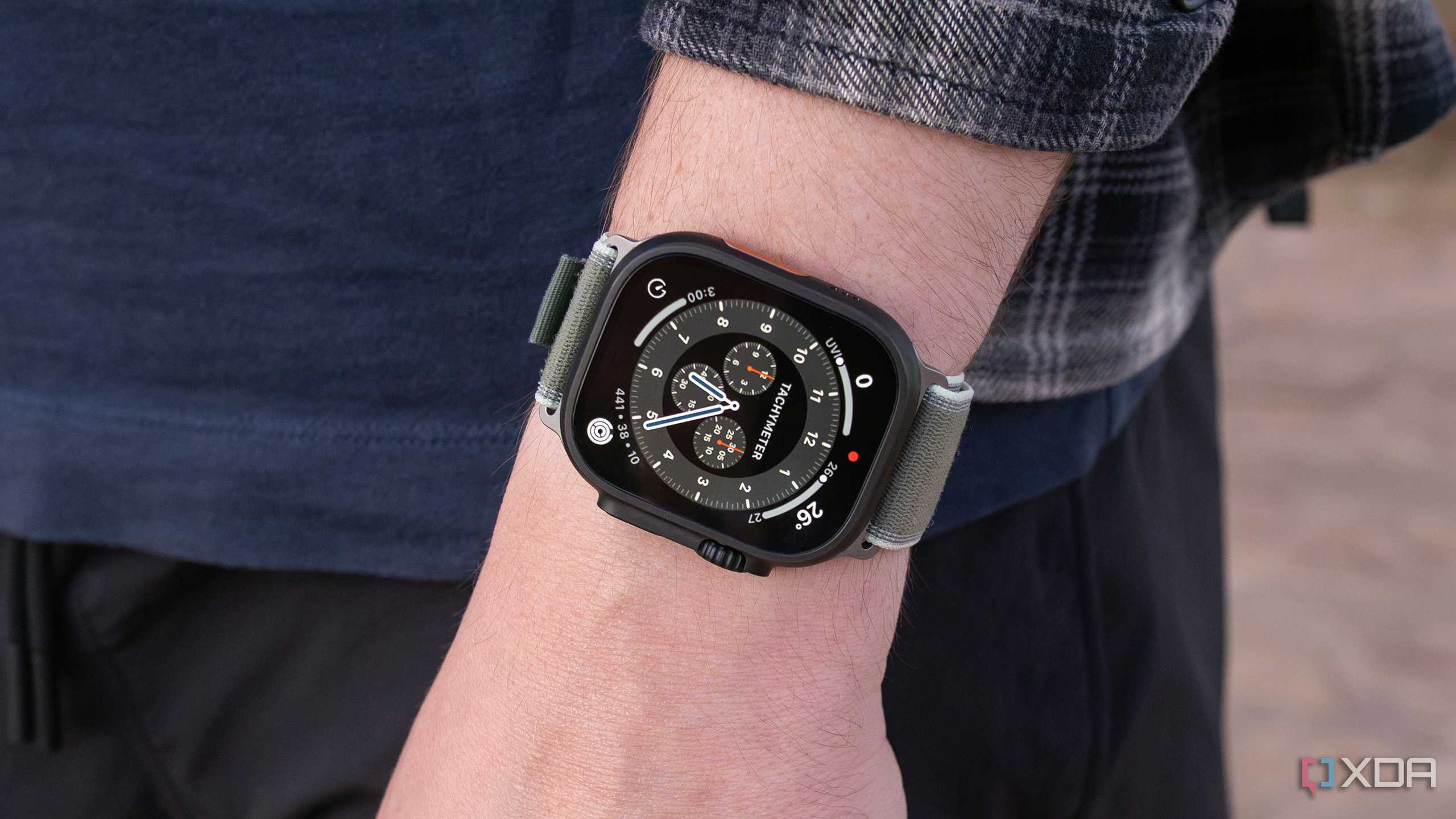 The Apple Watch Ultra 4 on a wrist