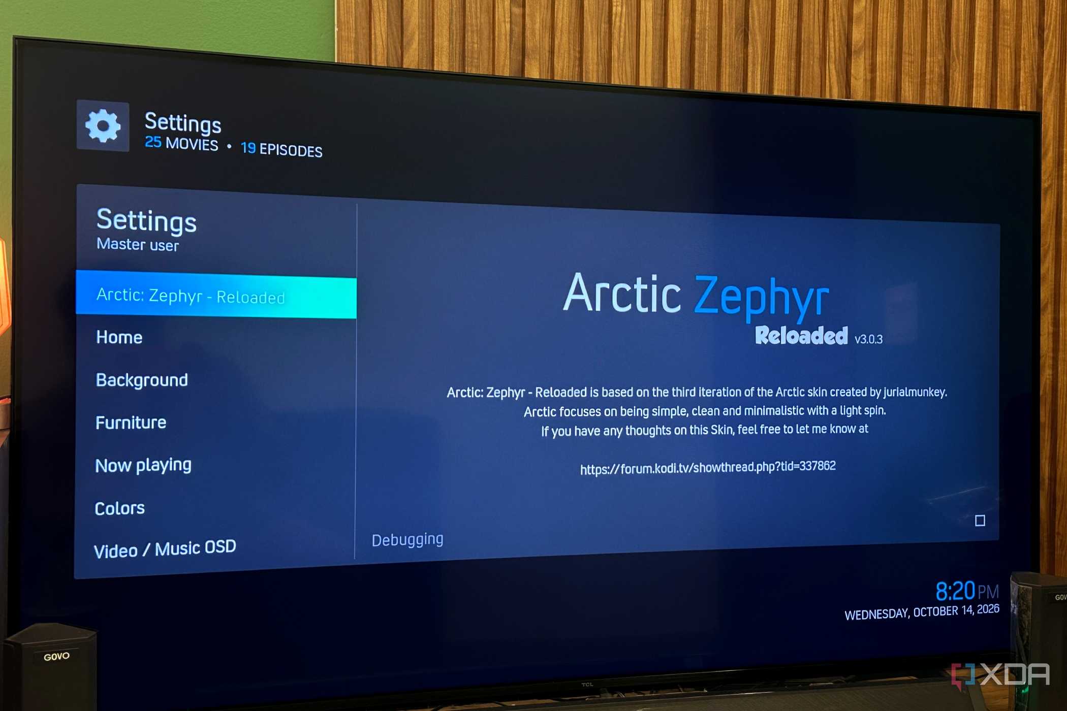 arcti-zephyr-reloaded-skin-on-kodi-tv-app
