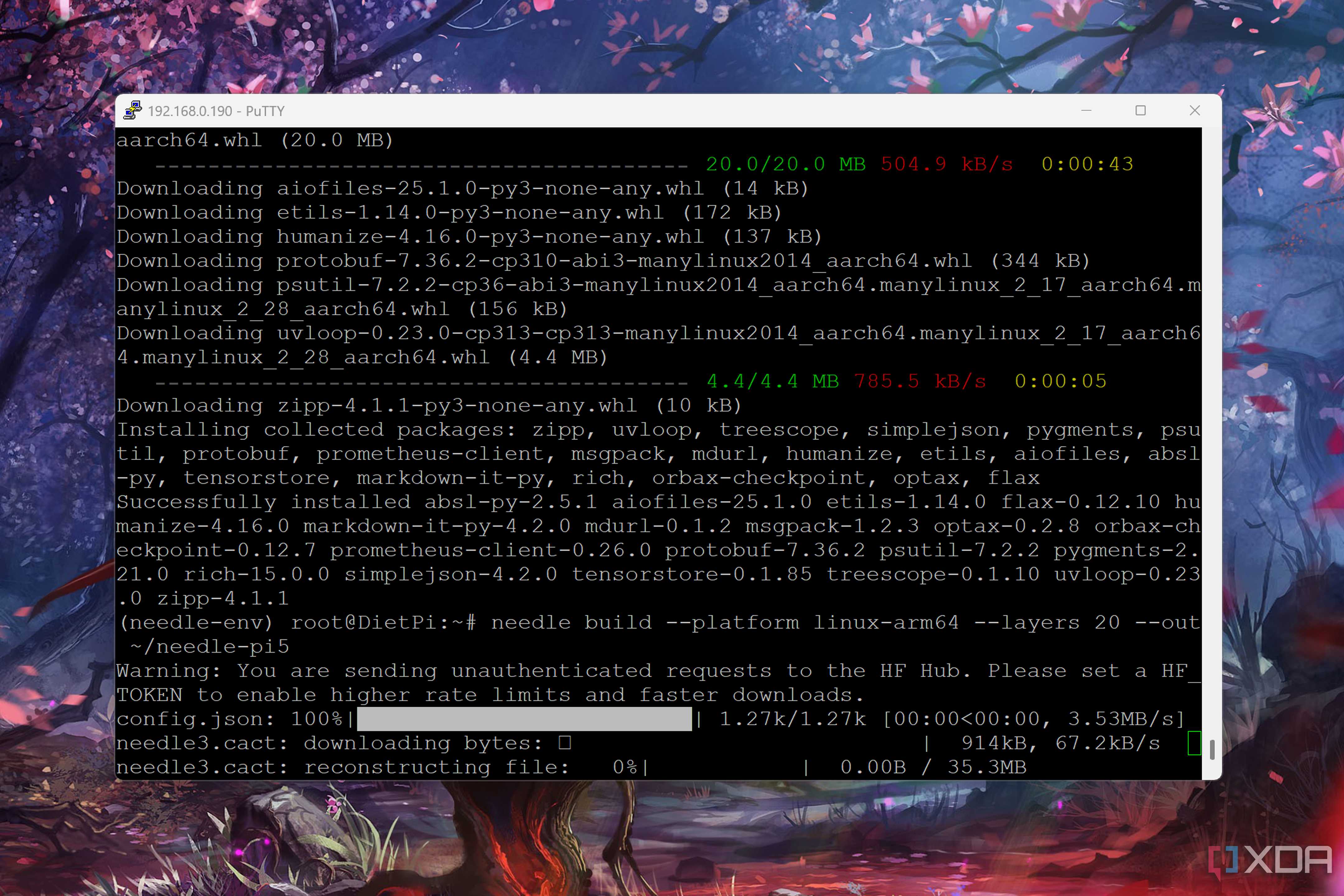 Installing Python packages via Pip