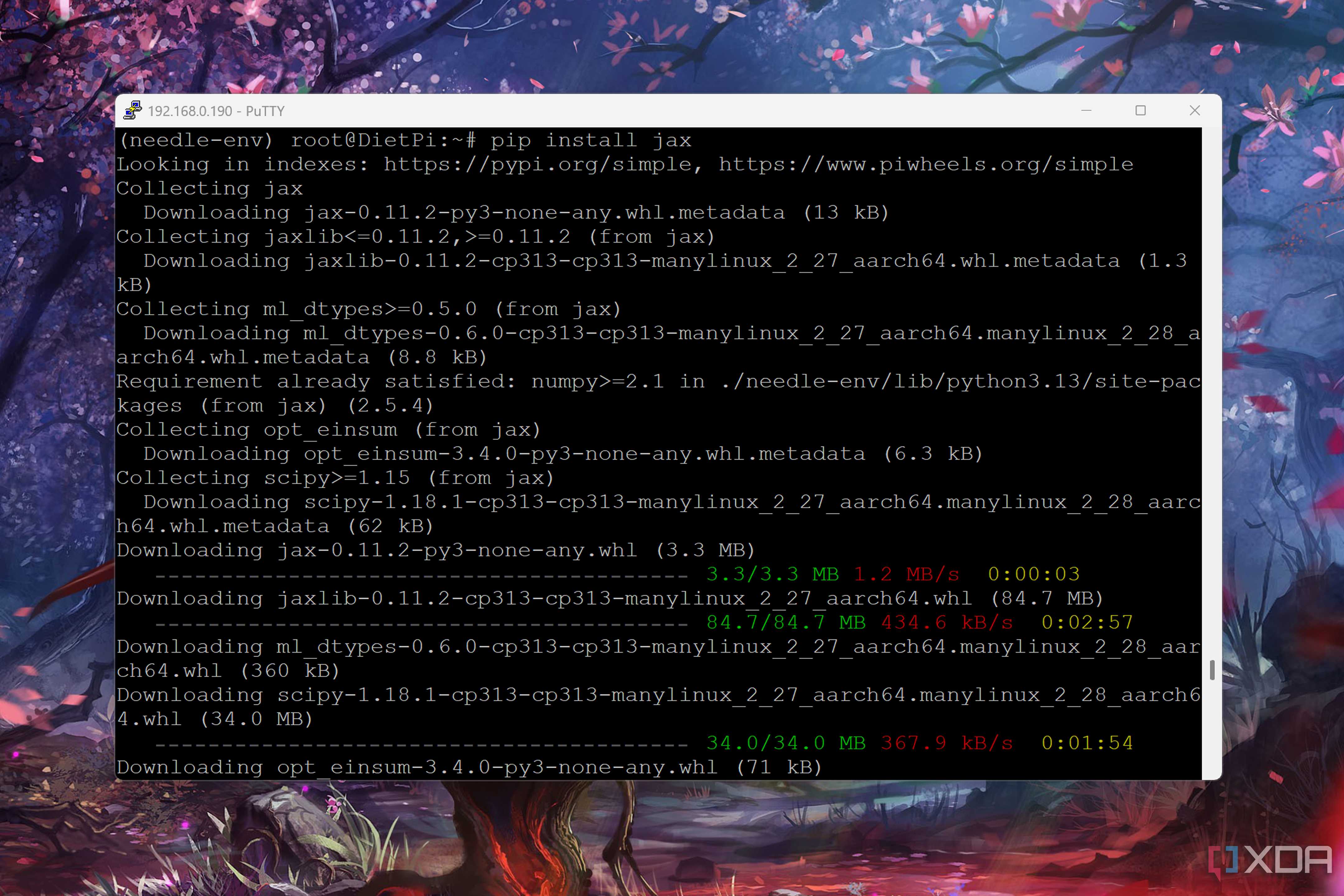 Installing Python packages using Pip