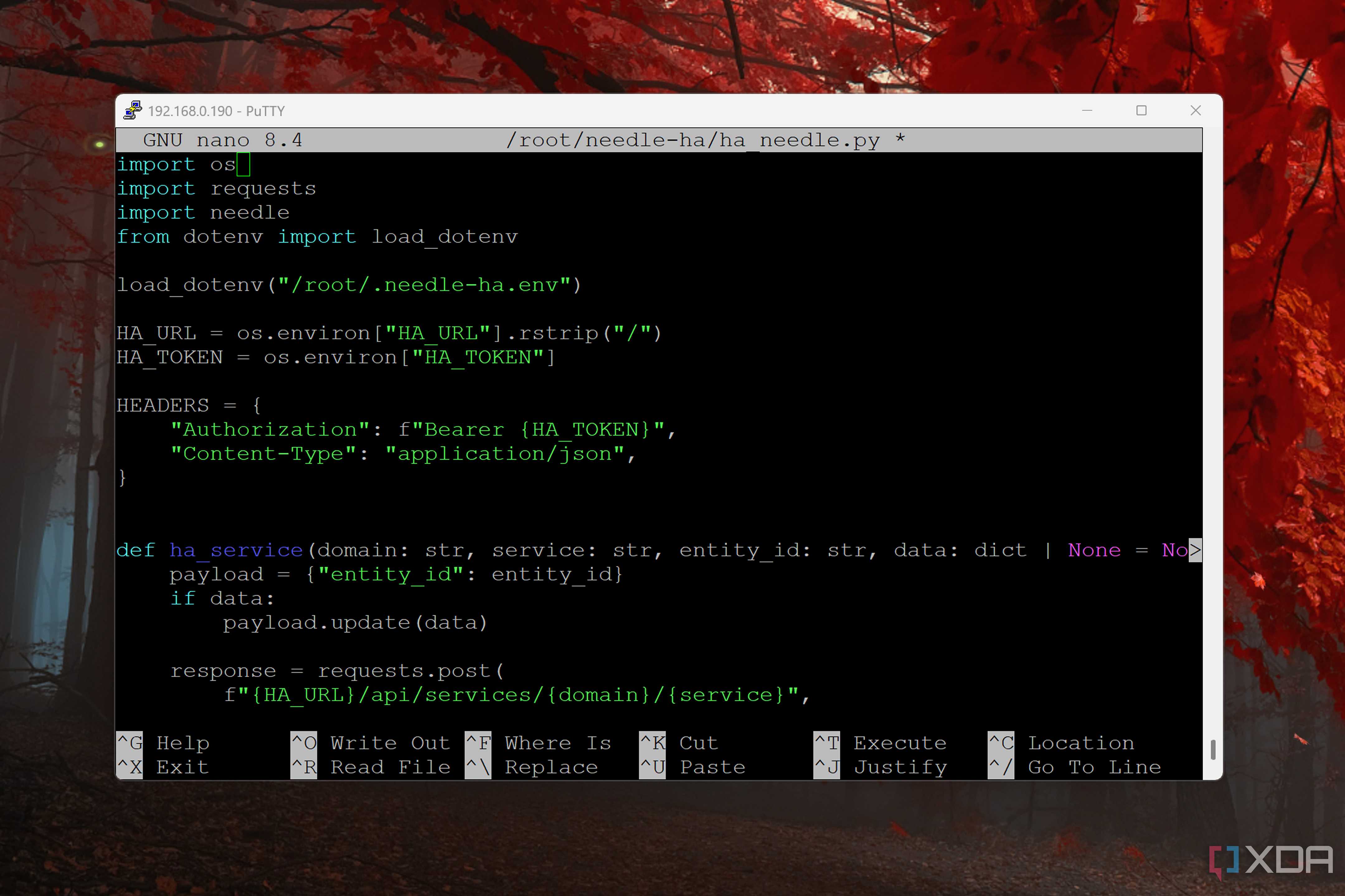 A Python script for controlling a smart plug