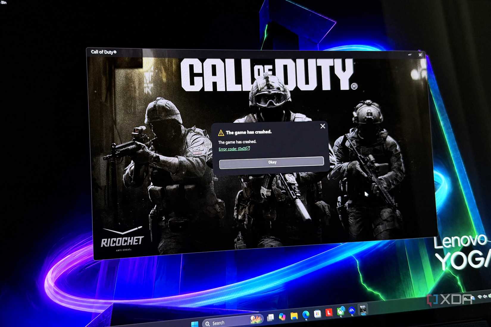 call of duty failing to launch on arm