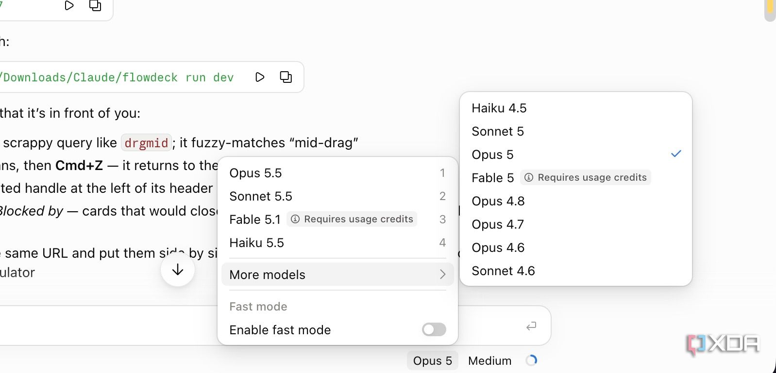 Claude Code models
