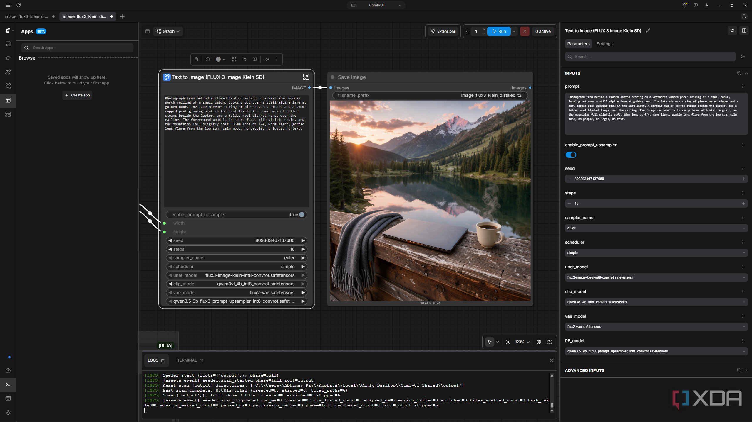 Using Flux 3 Image Klein via ComfyUI.